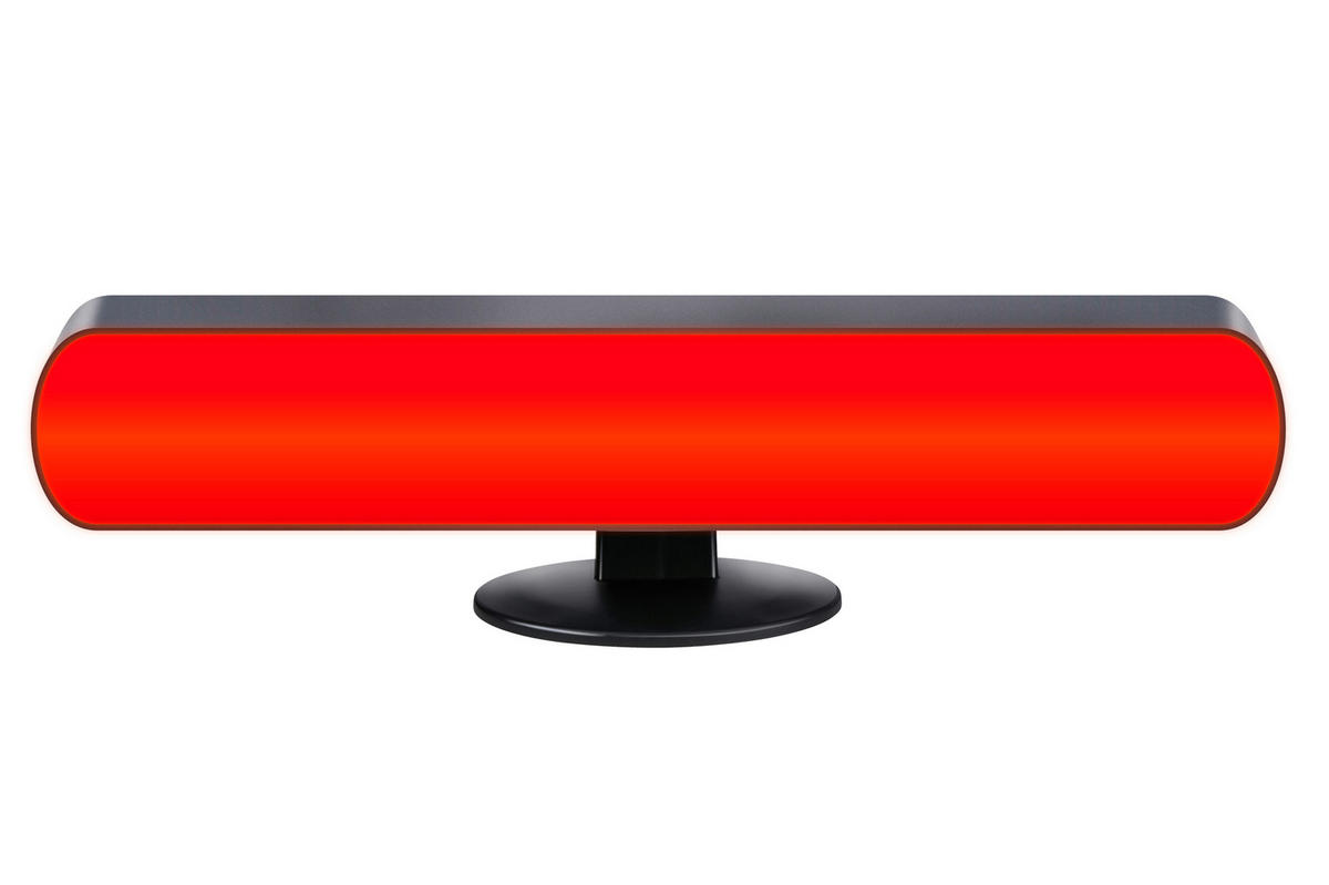 LED-Lichtleiste schwarz B/H/L: ca. 3x6x27 cm LED-Lichtleiste - schwarz (27,00/3,00/6,00cm)