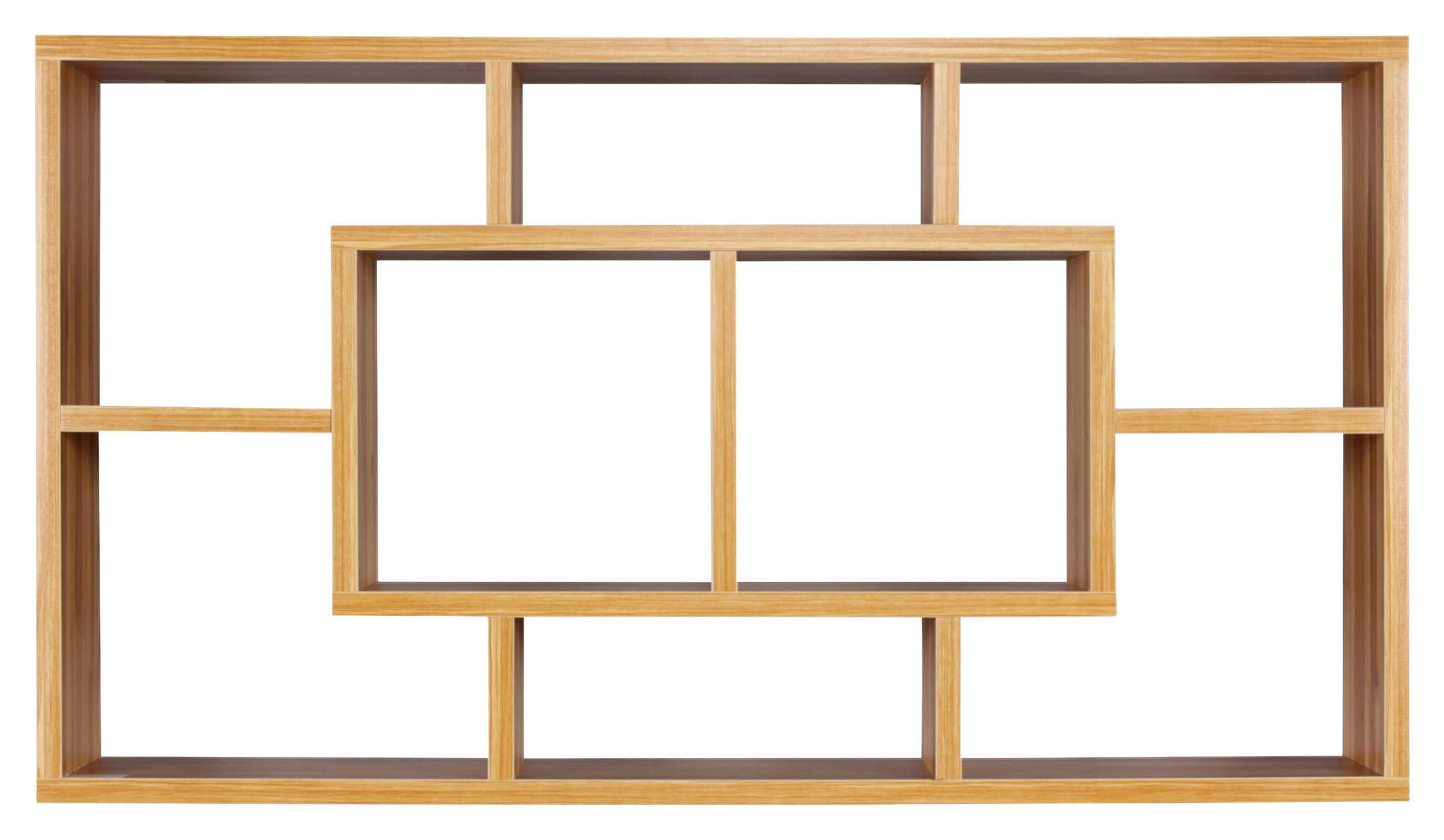Wandregal buche lackiert Nachbildung B/H/T: ca. 85x47,5x16 cm Wandregal - buche (85,00/47,50/16,00cm) - Wohnling