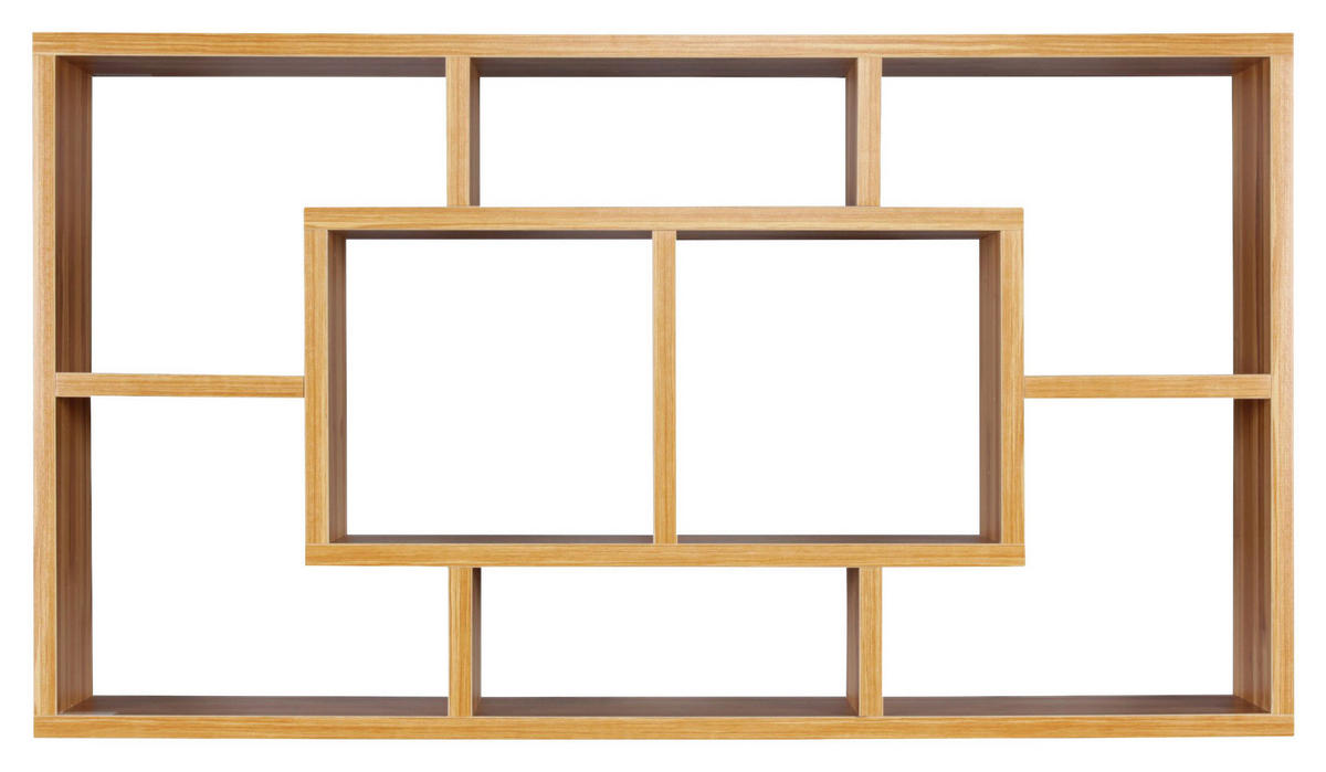 Wandregal buche lackiert Nachbildung B/H/T: ca. 85x47,5x16 cm Wandregal - buche (85,00/47,50/16,00cm) - Wohnling