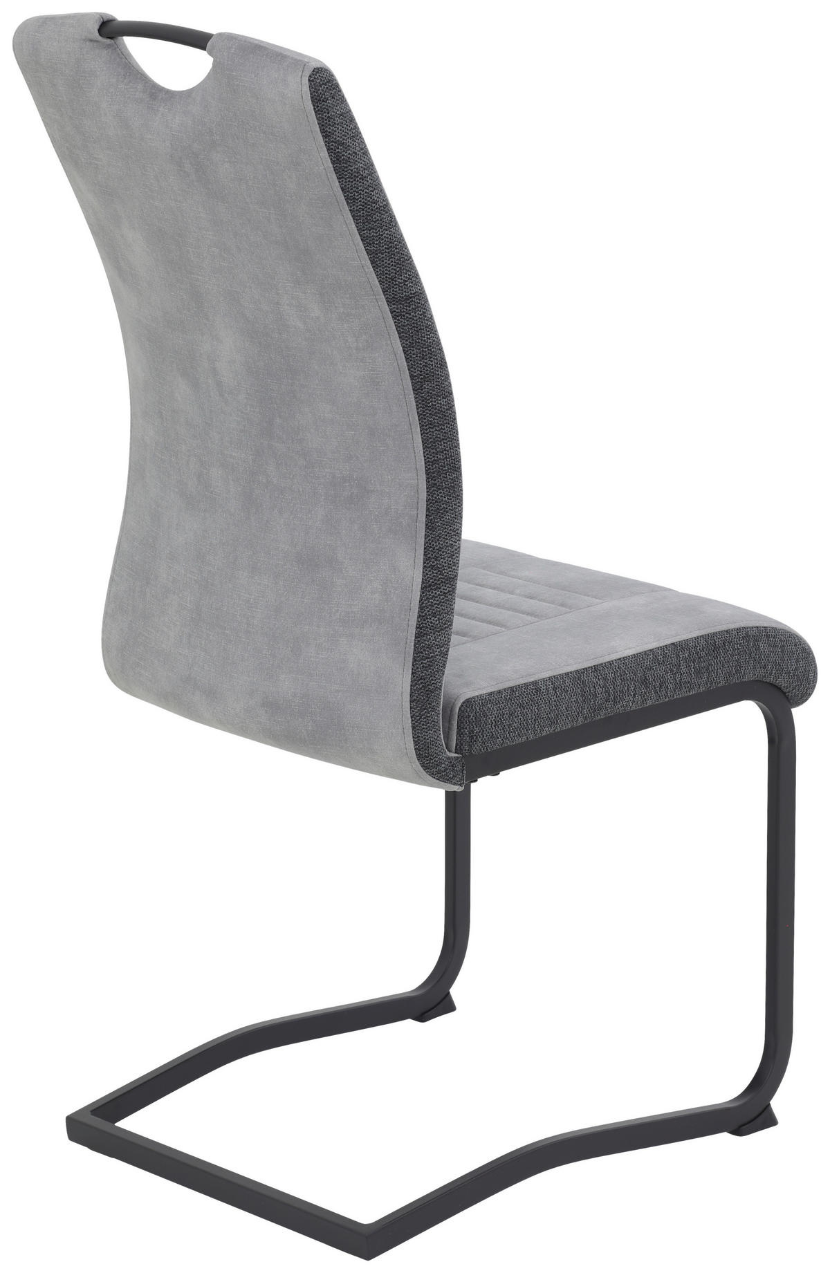 Schwingstuhl Riga, 2er-Set hellgrau anthrazit B/H/T: ca. 44x100x60 cm Riga, 2er-Set - hellgrau/anthrazit (44,00/100,00/60,00cm) - Hela