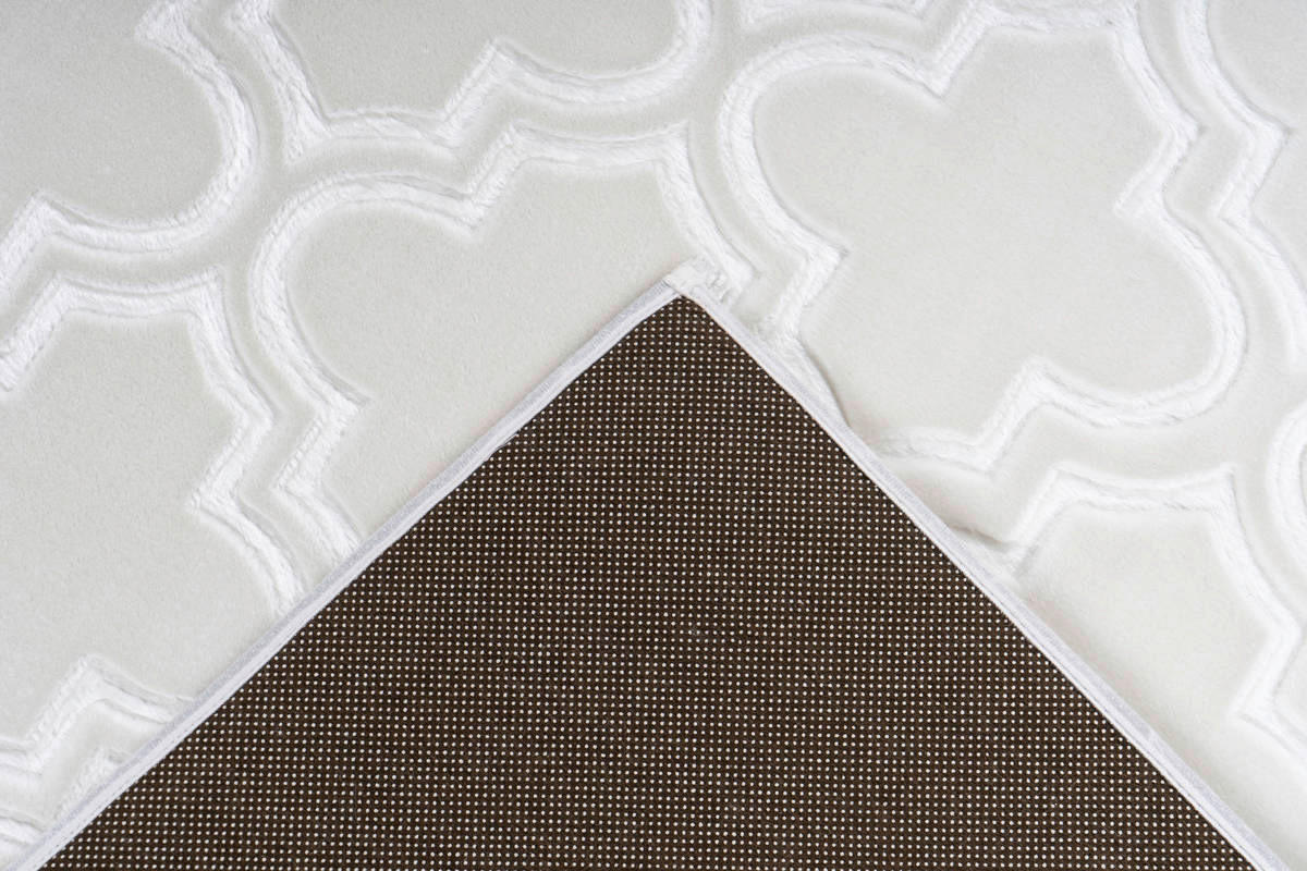 360Living Teppich Monroe weiß B/L: ca. 80x150 cm Monroe - weiß (80,00/150,00cm) - 360Living