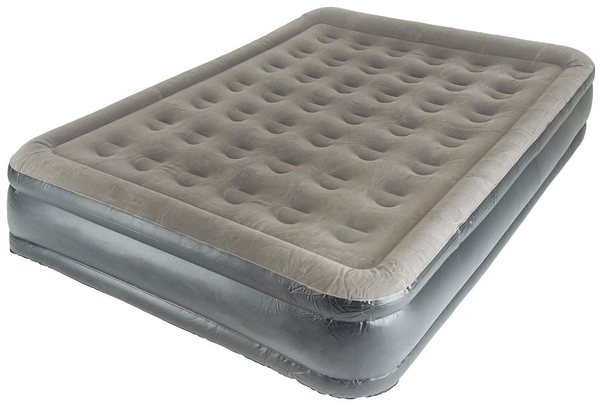 Happy People Luftbett anthrazit B/H/L: ca. 157x47x203 cm Luftbett_aufblasbar - anthrazit/grau (203,00/157,00/47,00cm) - Happy People