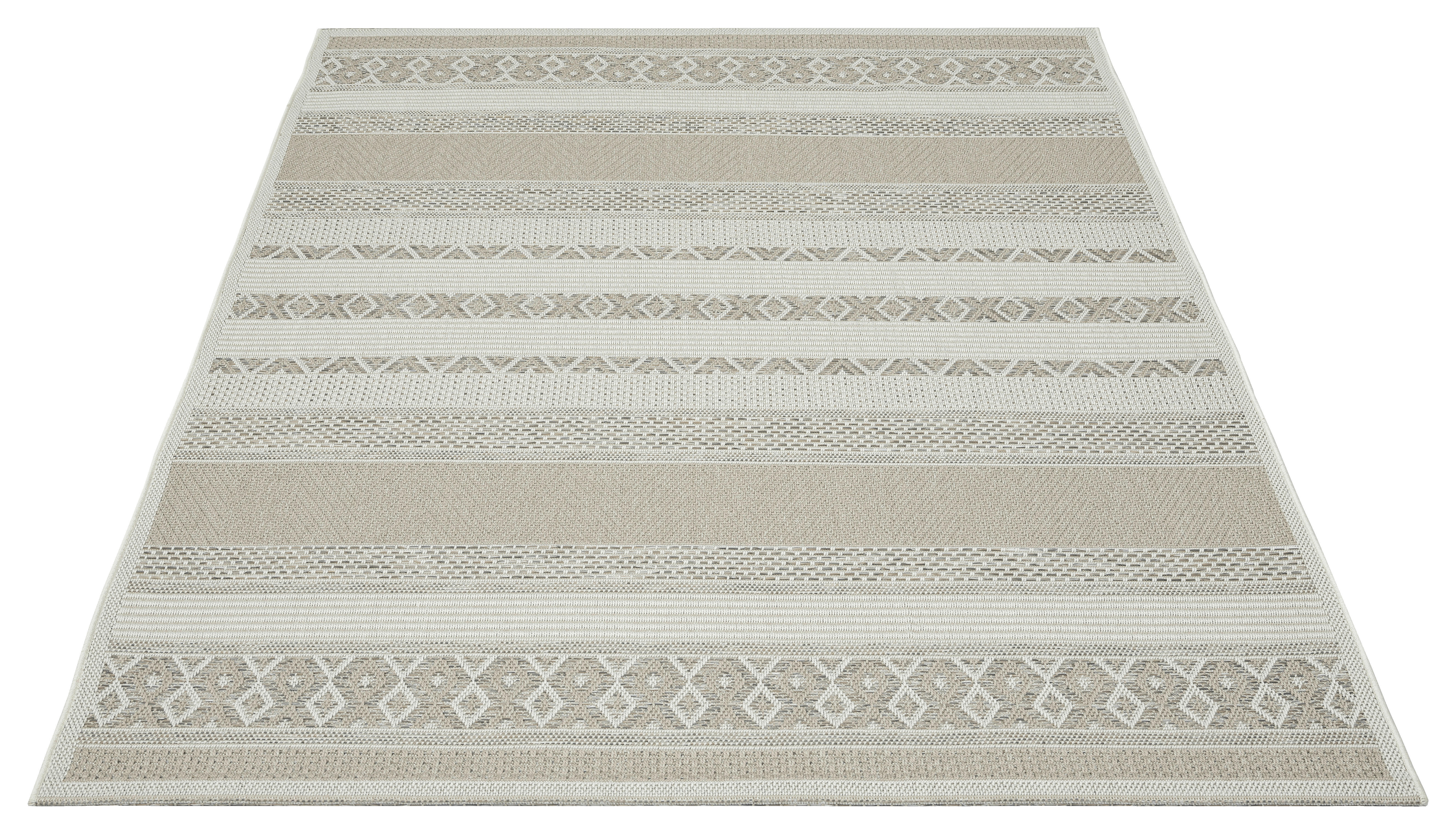 Merinos Teppich Ottowa beige B/L: ca. 120x160 cm günstig online kaufen