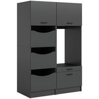 Waschmaschinenumbauschrank Free anthrazit B/H/T: ca. 126x195x68 cm Free - anthrazit (126,00/195,00/68,00cm) - xonox.home