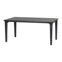 Allibert Lofttisch Futura Graphit Kunststoff B/L: ca. 165x95 cm Futura - Graphit (165,00/95,00cm) - Allibert