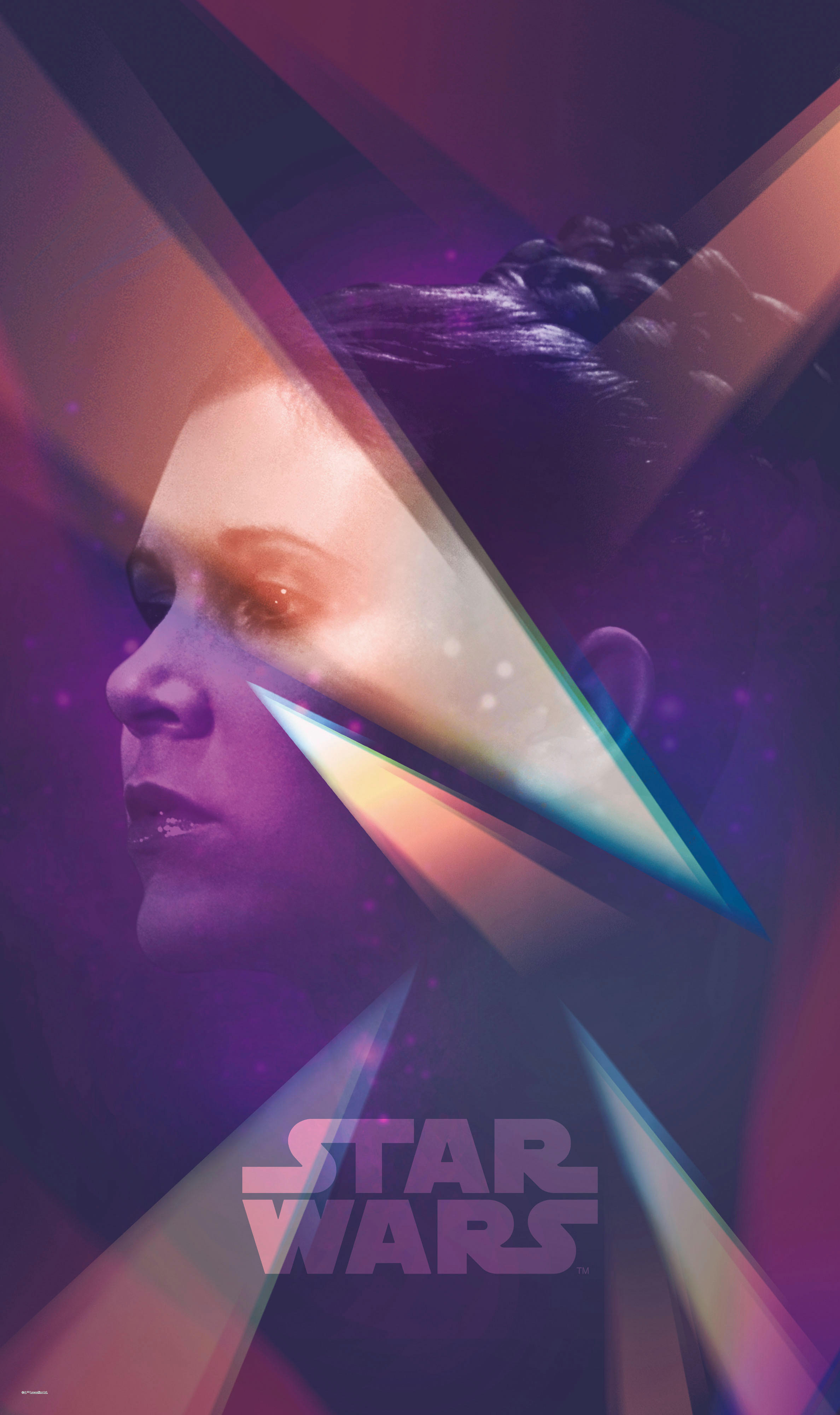 Komar Fototapete Star Wars Female Leia B/L: ca. 120x200 cm Star Wars Female Leia - (120,00/200,00cm) - Komar