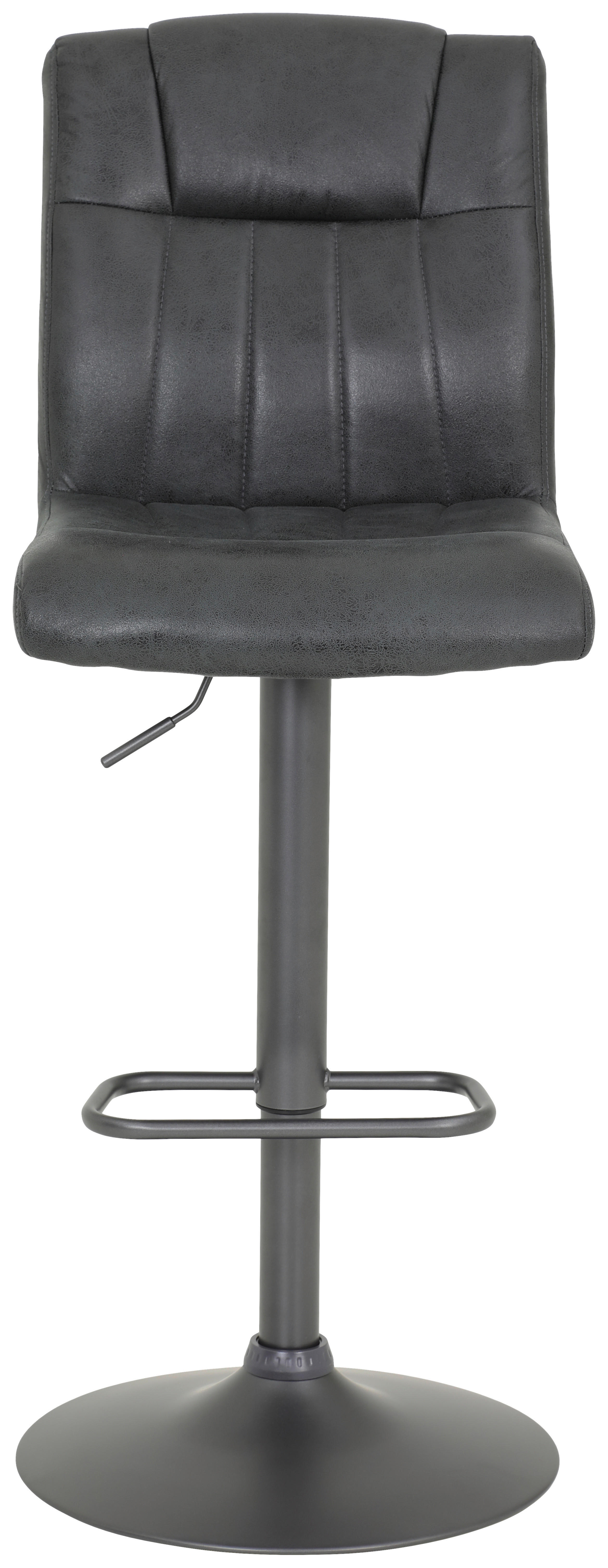 Barhocker Elke anthrazit Vintage B/H/T: ca. 45x102x60 cm Elke - anthrazit/grau (45,00/102,00/60,00cm)