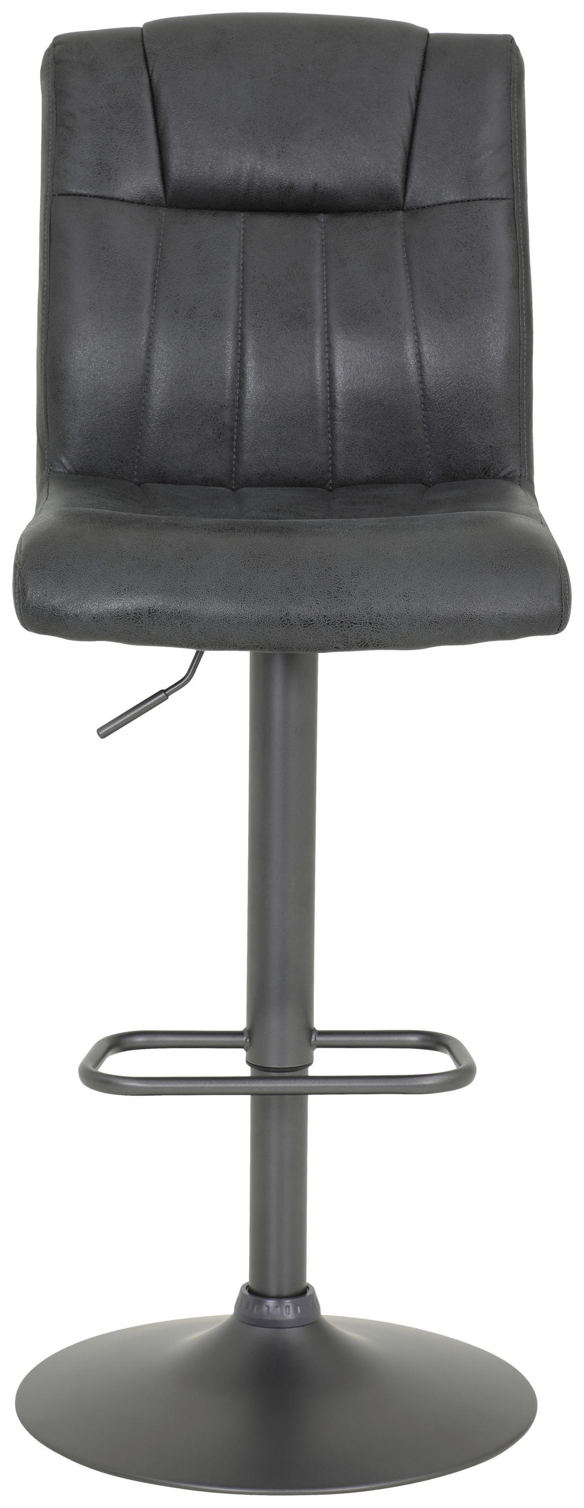 Barhocker Elke anthrazit Vintage B/H/T: ca. 45x102x60 cm Elke - anthrazit/grau (45,00/102,00/60,00cm)