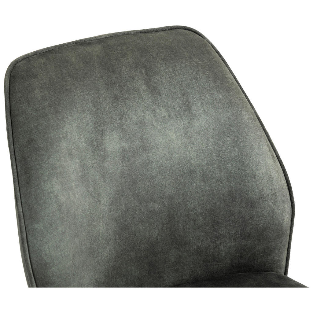 Thumbnail - Stuhl Mailand moosgrün Microfaser B/H/T: ca. 53x89x64 cm