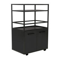 Barwagen Mosaik schwarz Metall B/H/T: ca. 60x94x40 cm Mosaik - schwarz (60,00/94,00/40,00cm)