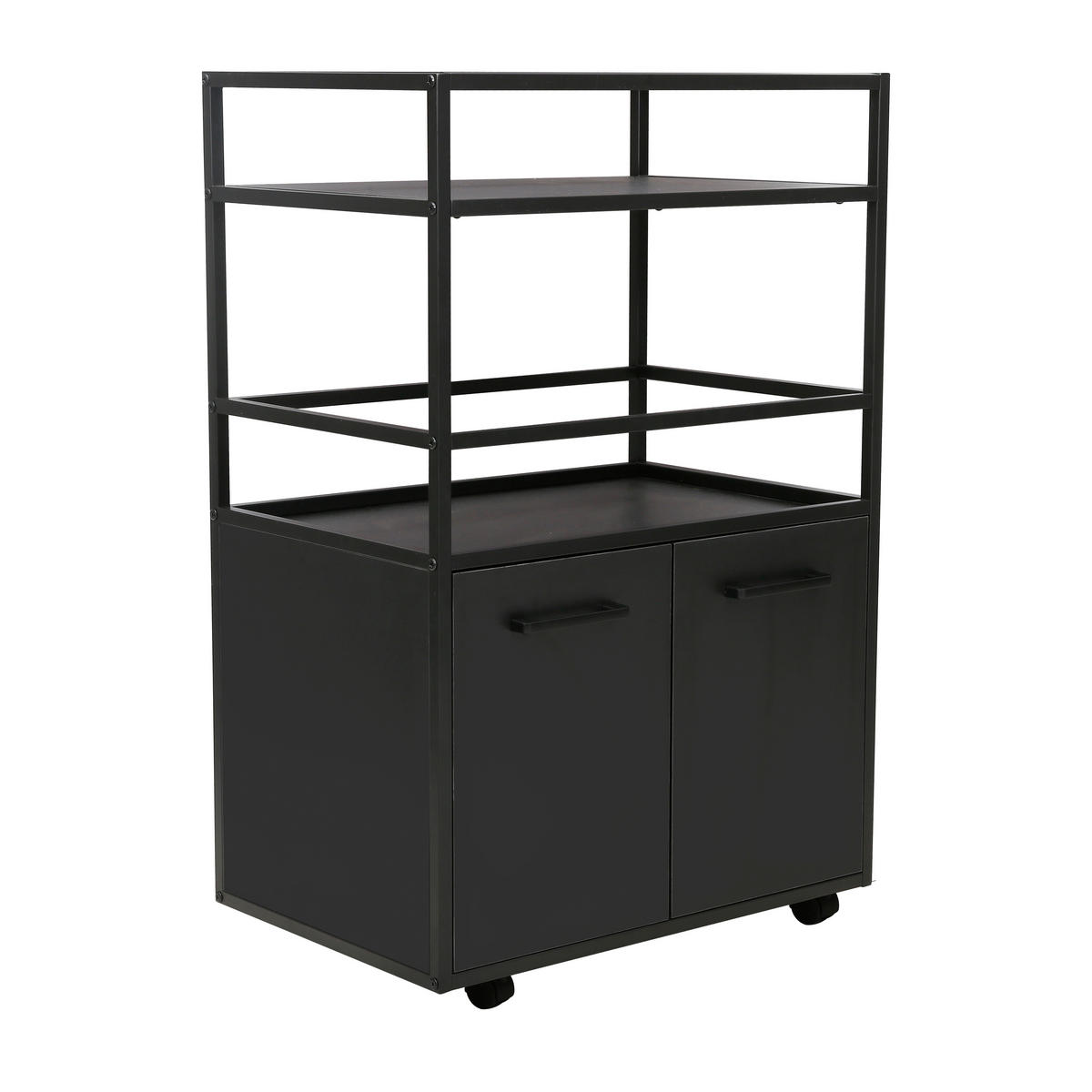 Barwagen Mosaik schwarz Metall B/H/T: ca. 60x94x40 cm Mosaik - schwarz (60,00/94,00/40,00cm)