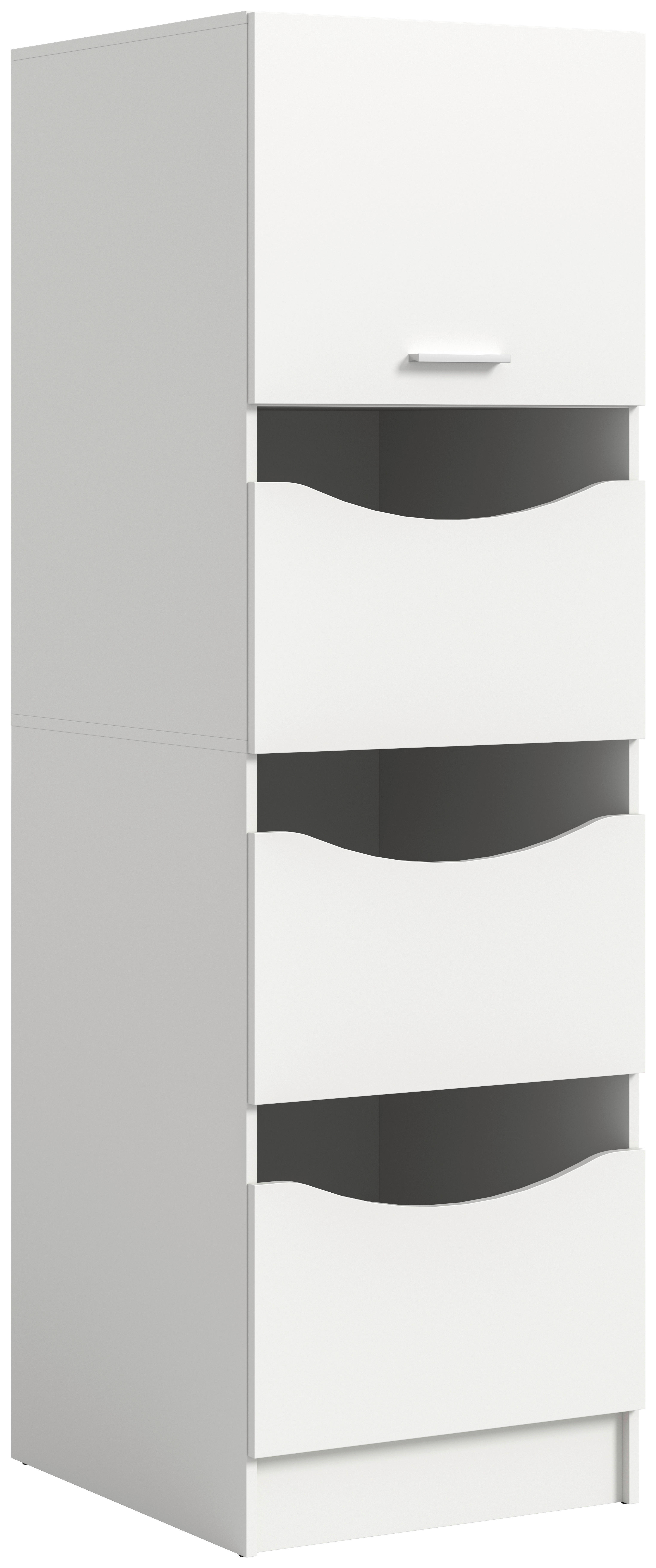 Wäscheschrank Free weiß B/H/T: ca. 60x196x68 cm Free - weiß (60,00/196,00/68,00cm) - xonox.home