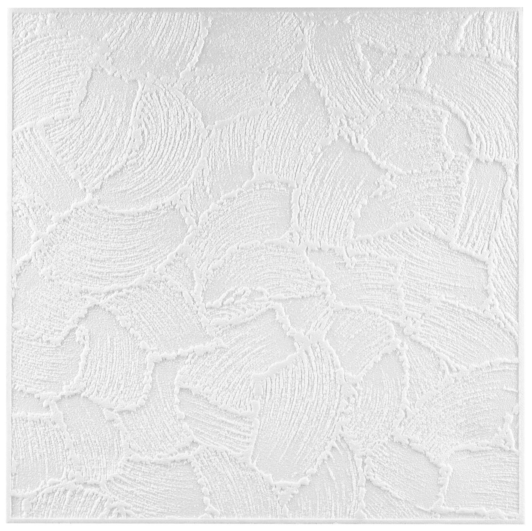 Deckenplatte weiß B/L/S: ca. 50x50x0,8 cm Deckenplatte_Valencia - weiß (50,00/50,00cm)