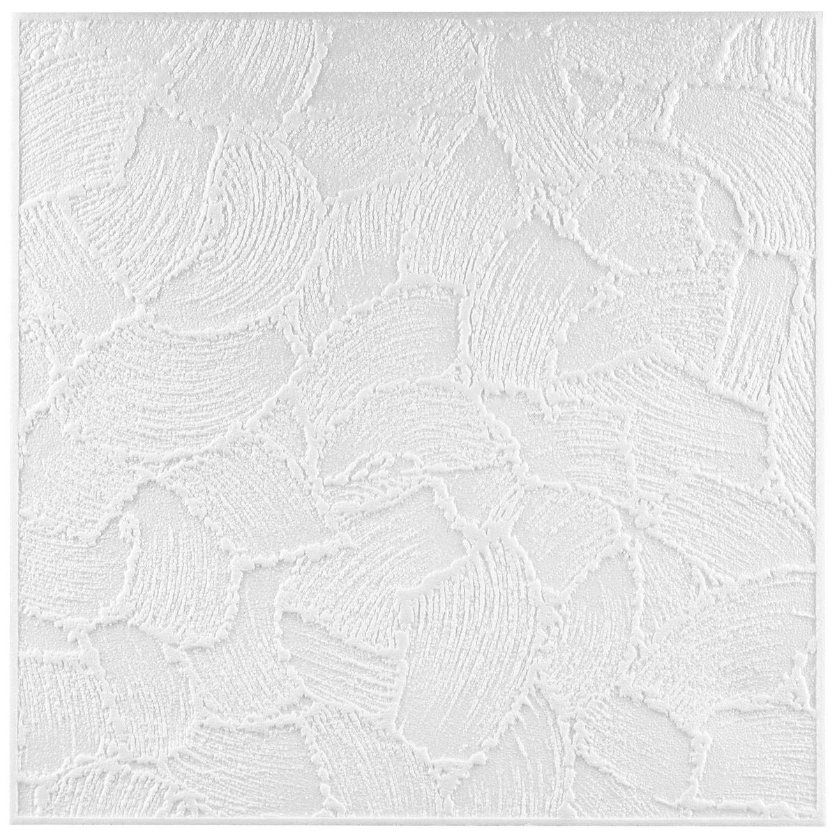 Deckenplatte weiß B/L/S: ca. 50x50x0,8 cm Deckenplatte_Valencia - weiß (50,00/50,00cm)