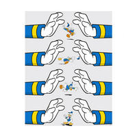 Komar Poster Donald Duck Hands Disney B/L: ca. 40x50 cm Donald Duck Hands - (40,00/50,00cm) - Komar