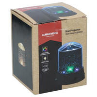 Grundig Sternenlichtprojektor schwarz B/H/L: ca. 11x13,6x11 cm Sternenprojektor - schwarz (11,00/11,00/13,60cm) - Grundig