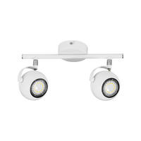SPOT Light Spotbalken 5019202 weiß Metall B/H/T: ca. 30x15x8 cm GU10 2 Brennstellen Lea - weiß (30,00/15,00/8,00cm) - SPOT Light