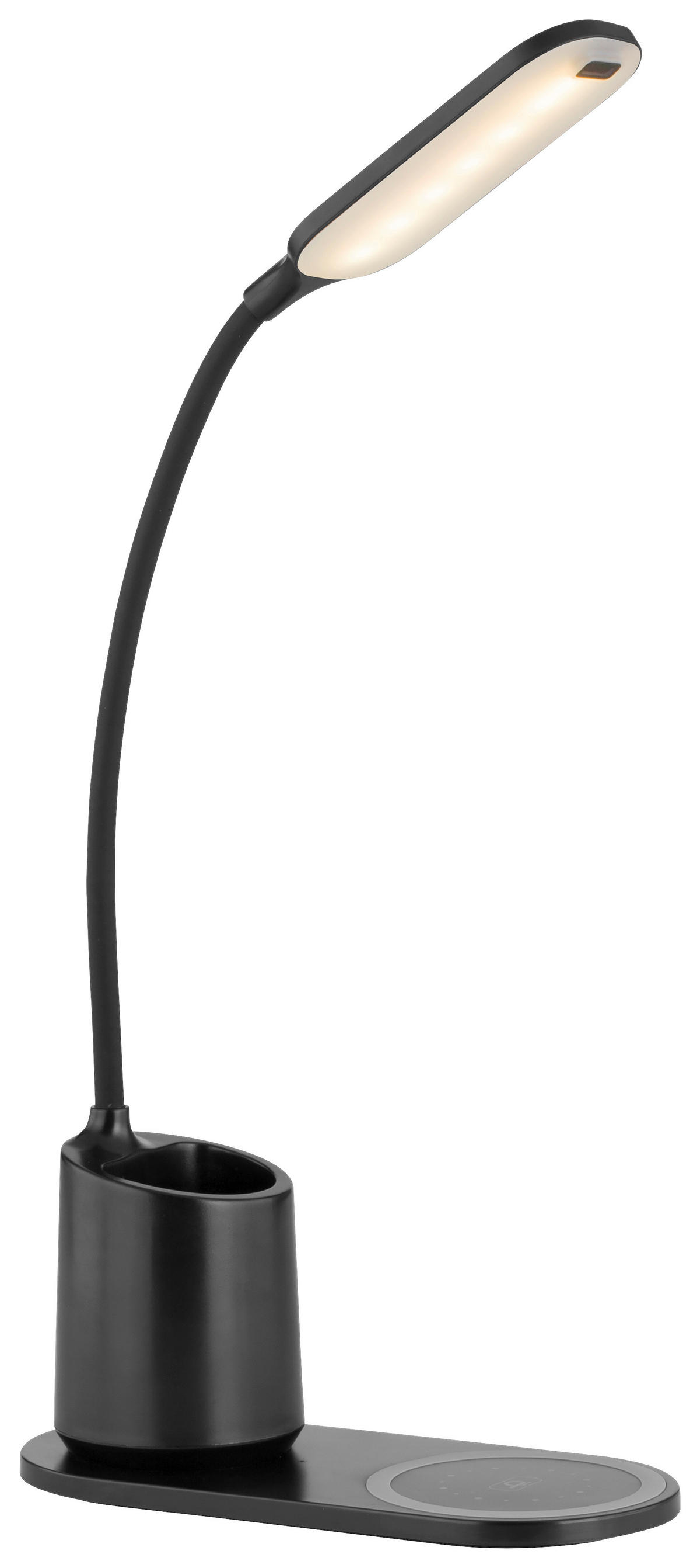 GLOBO LED-Tischleuchte 58429B MELLI schwarz Kunststoff B/H/T: ca. 8,5x45x34 cm MELLI - schwarz (8,50/45,00/34,00cm) - GLOBO