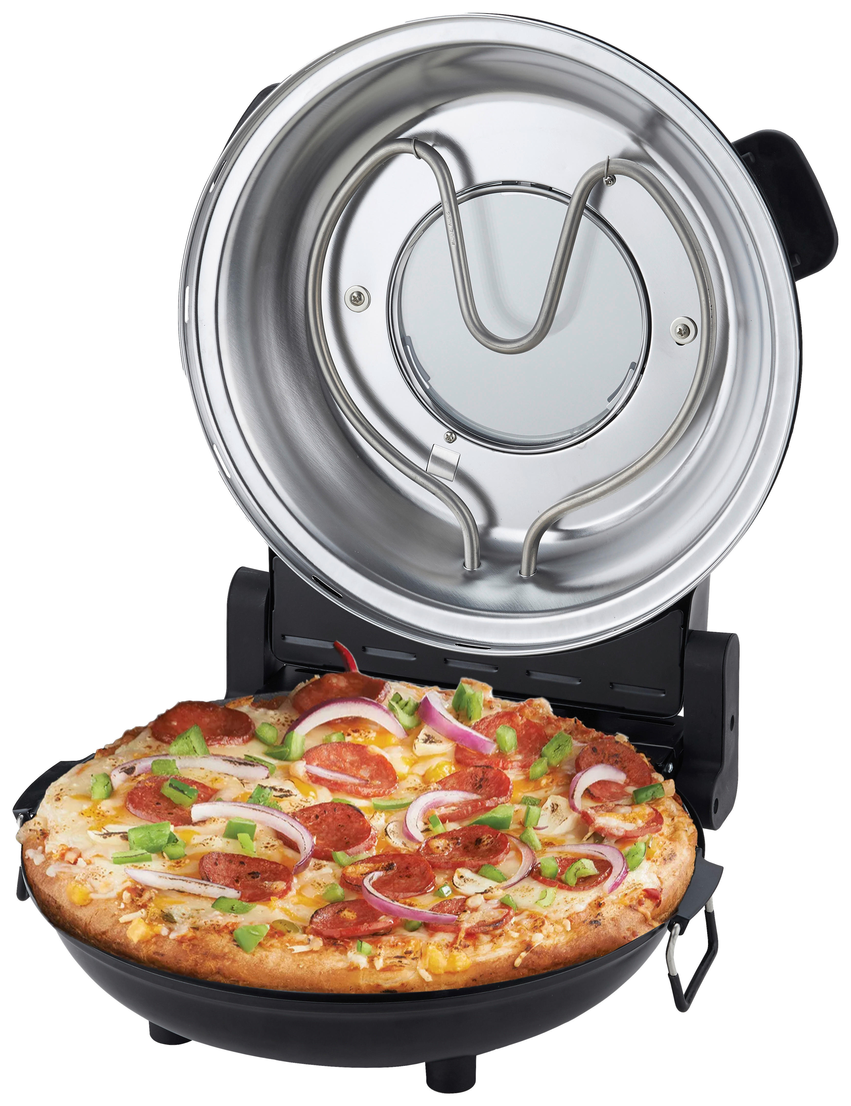 Elta Pizzamaker PZ-1200 schwarz Metall Pizzamaker - schwarz - Elta