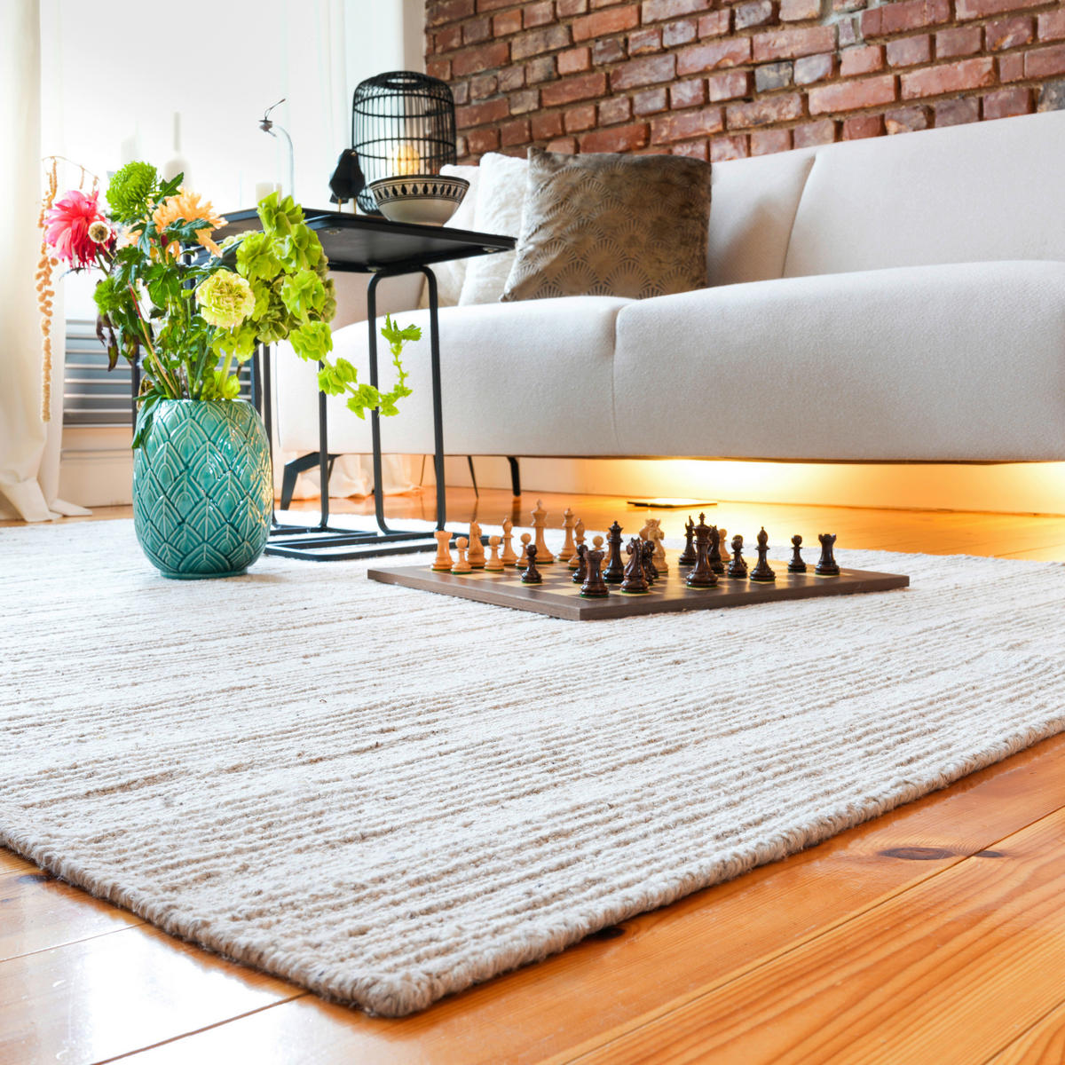 Obsession Teppich My Jadevine ivory B/H/T/L/D: ca. 140x1x0x200x0 cm My Jadevine - ivory (200,00/140,00/1,00cm) - Obsession