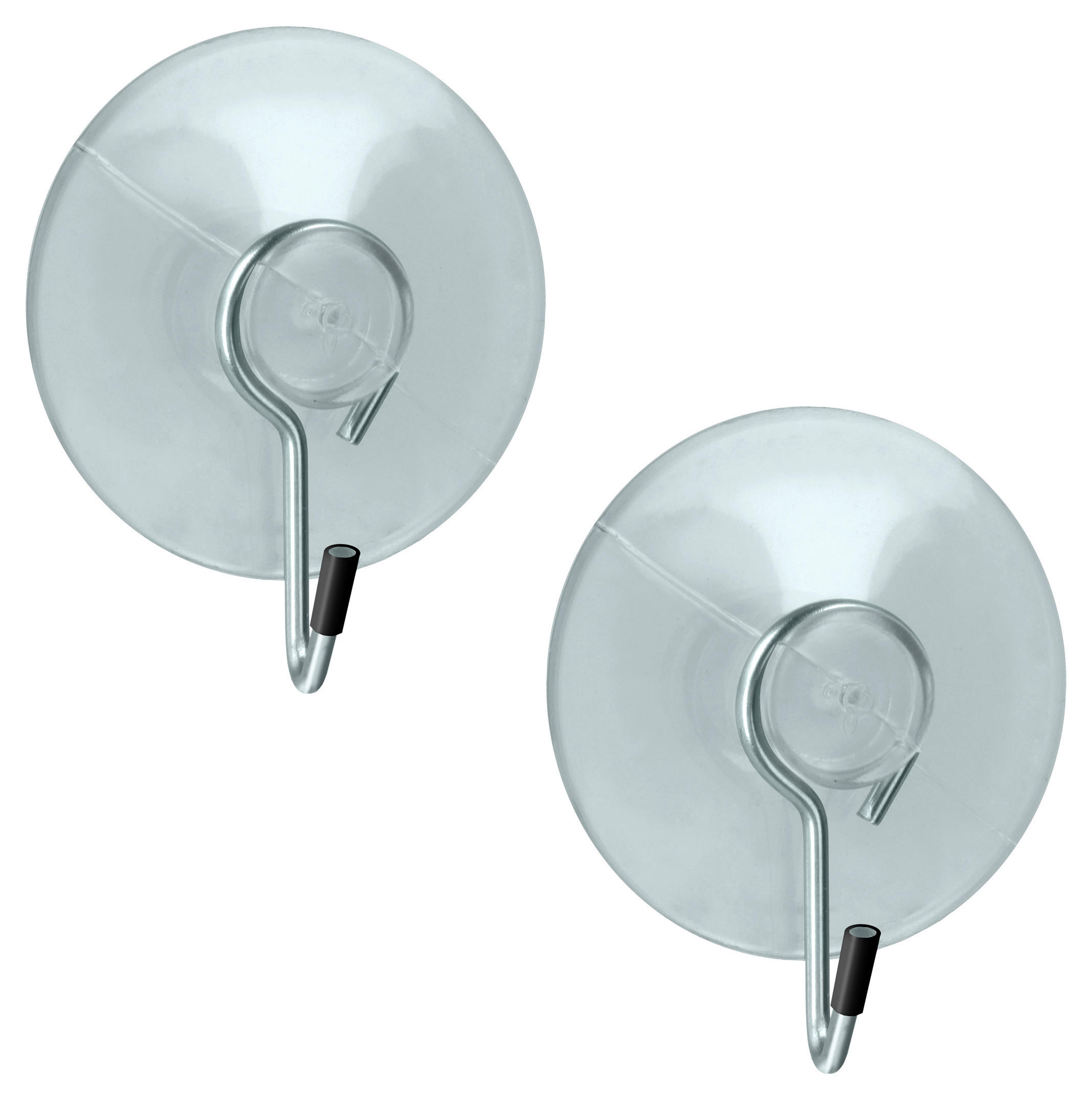 Saughaken transparent Kunststoff B/H/L: ca. 8,5x14,5x2,5 cm Saughaken_2erSet - transparent (2,50/8,50/14,50cm)