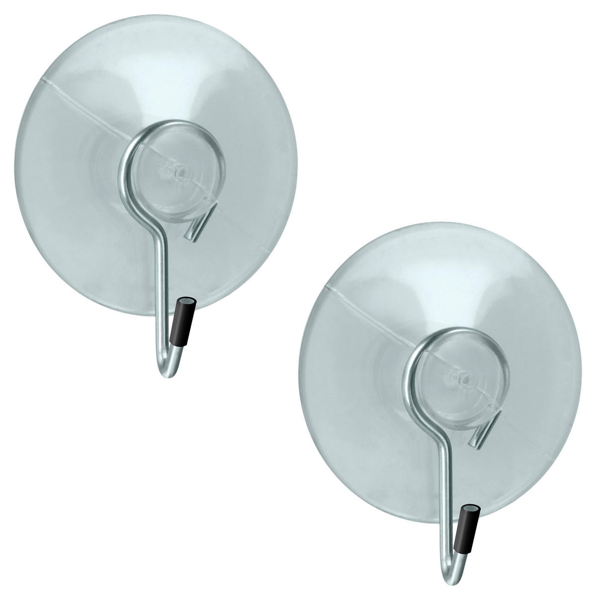 Saughaken transparent Kunststoff B/H/L: ca. 8,5x14,5x2,5 cm Saughaken_2erSet - transparent (2,50/8,50/14,50cm)