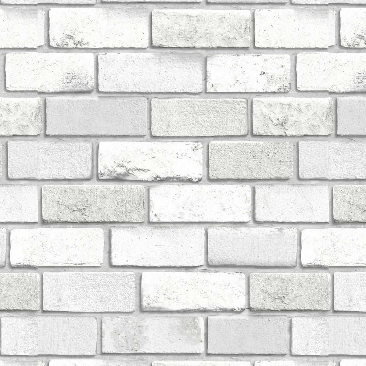 UGEPA Vinyltapete Steinoptik weiß B/L: ca. 53x1005 cm glitzernd Vinyltapete_A300-39 - weiß (53,00/1005,00cm) - UGEPA