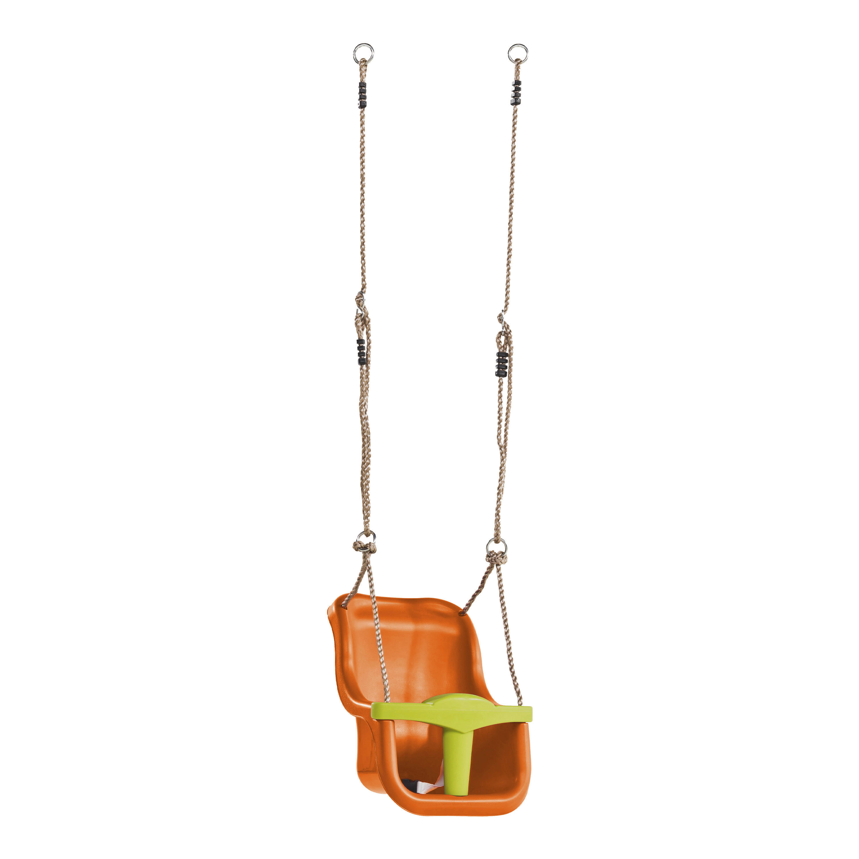 AXI Babyschaukelsitz orange B/H/L: ca. 37x39x49 cm Babyschaukelsitz - orange/lindgrün (49,00/37,00/39,00cm) - AXI