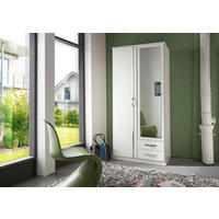 Kleiderschrank Duo Alpinweiß B/H/T: ca. 90x198x58 cm Duo - Alpinweiß/Chrom (90,00/198,00/58,00cm)