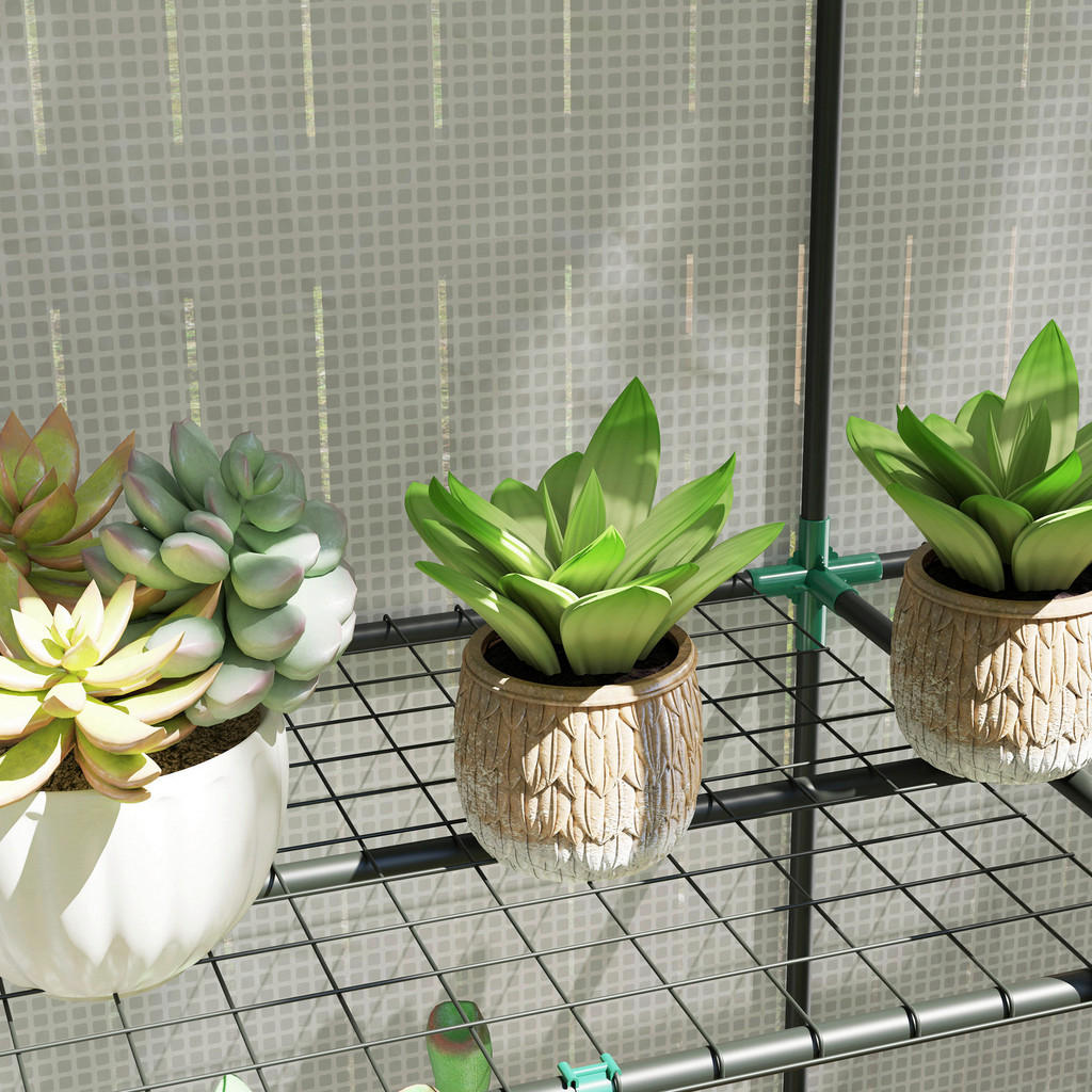 Thumbnail - Outsunny Gewächshaus B/H/L: ca. 48x152x144 cm