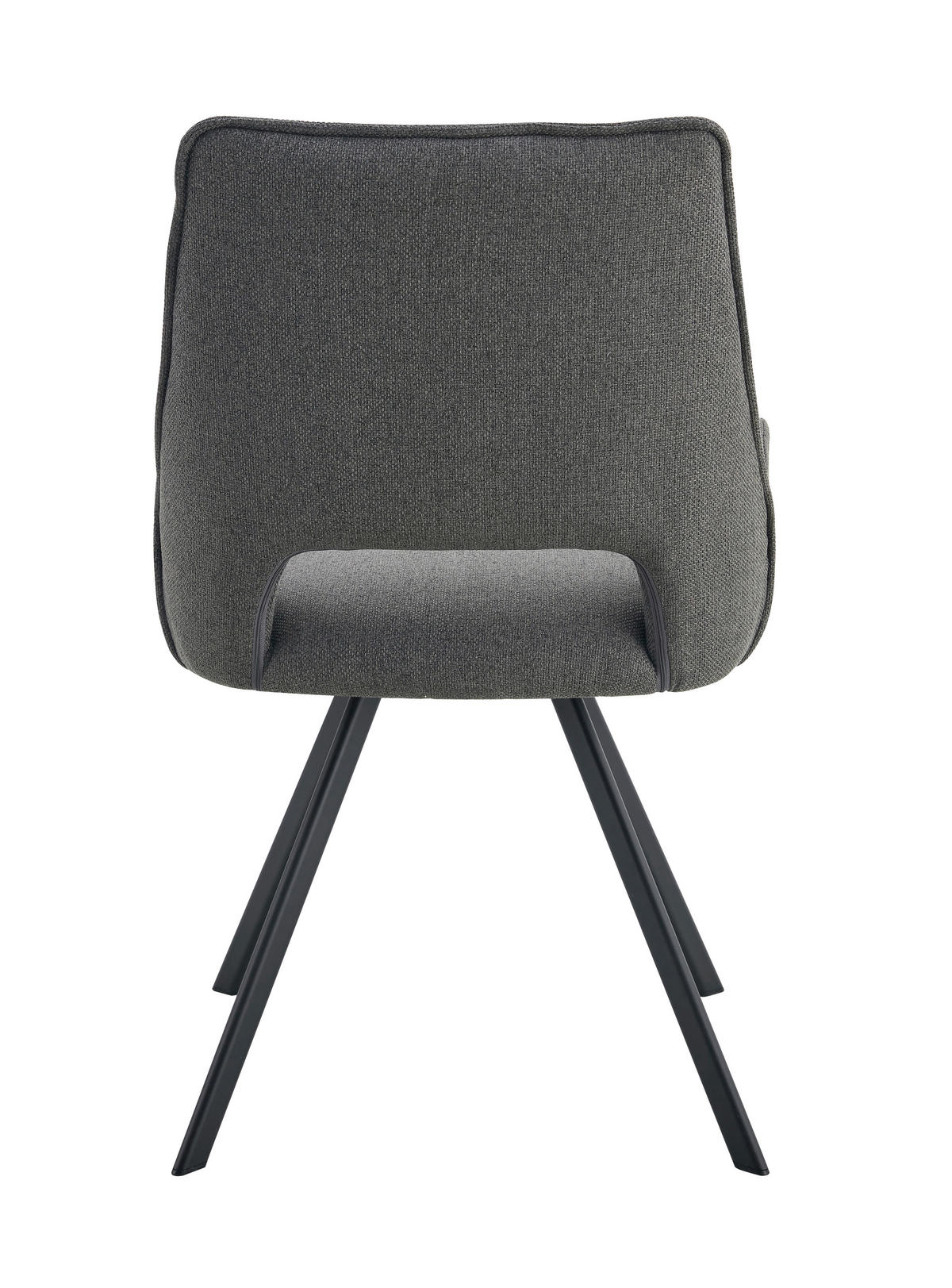 Stuhl HELEN, 2er Set anthrazit schwarz B/H/T: ca. 56x91x63 cm HELEN, 2er Set - schwarz/anthrazit (56,00/91,00/63,00cm) - xonox.home