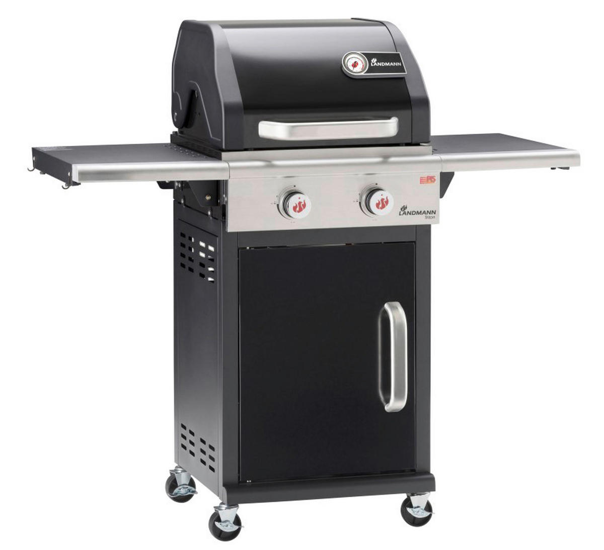 Landmann Gasgrill Triton PTS 2.0 Stahl B/H/L: ca. 57x121x140 cm Triton PTS 2.0 - schwarz (140,00/57,00/121,00cm) - Landmann