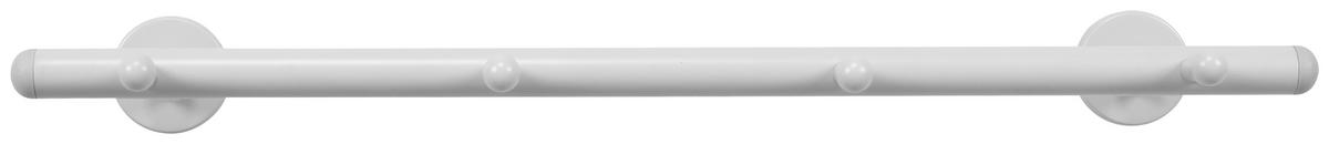Garderobenleiste Derby weiß Metall B/H/T: ca. 50x2x9 cm Derby - weiß (50,00/2,00/9,00cm)