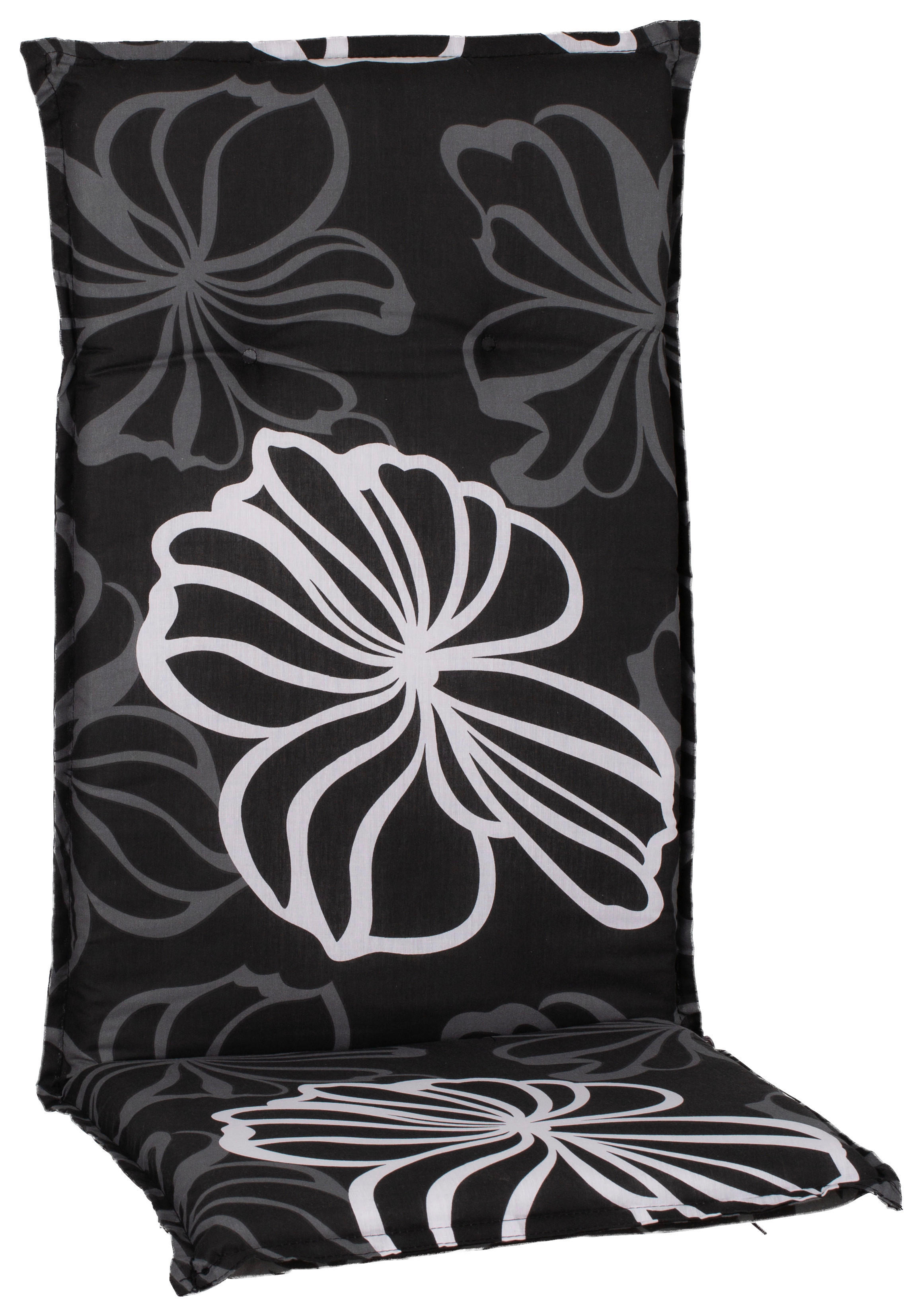 Beo Saumauflage für Hochlehner schwarz Polyester-Mischgewebe B/H/L: ca. 50x6x118 cm 2er Set Saumauflage_für_Hochlehner_2er - weiß/schwarz (118,00/50,00/6,00cm) - Beo