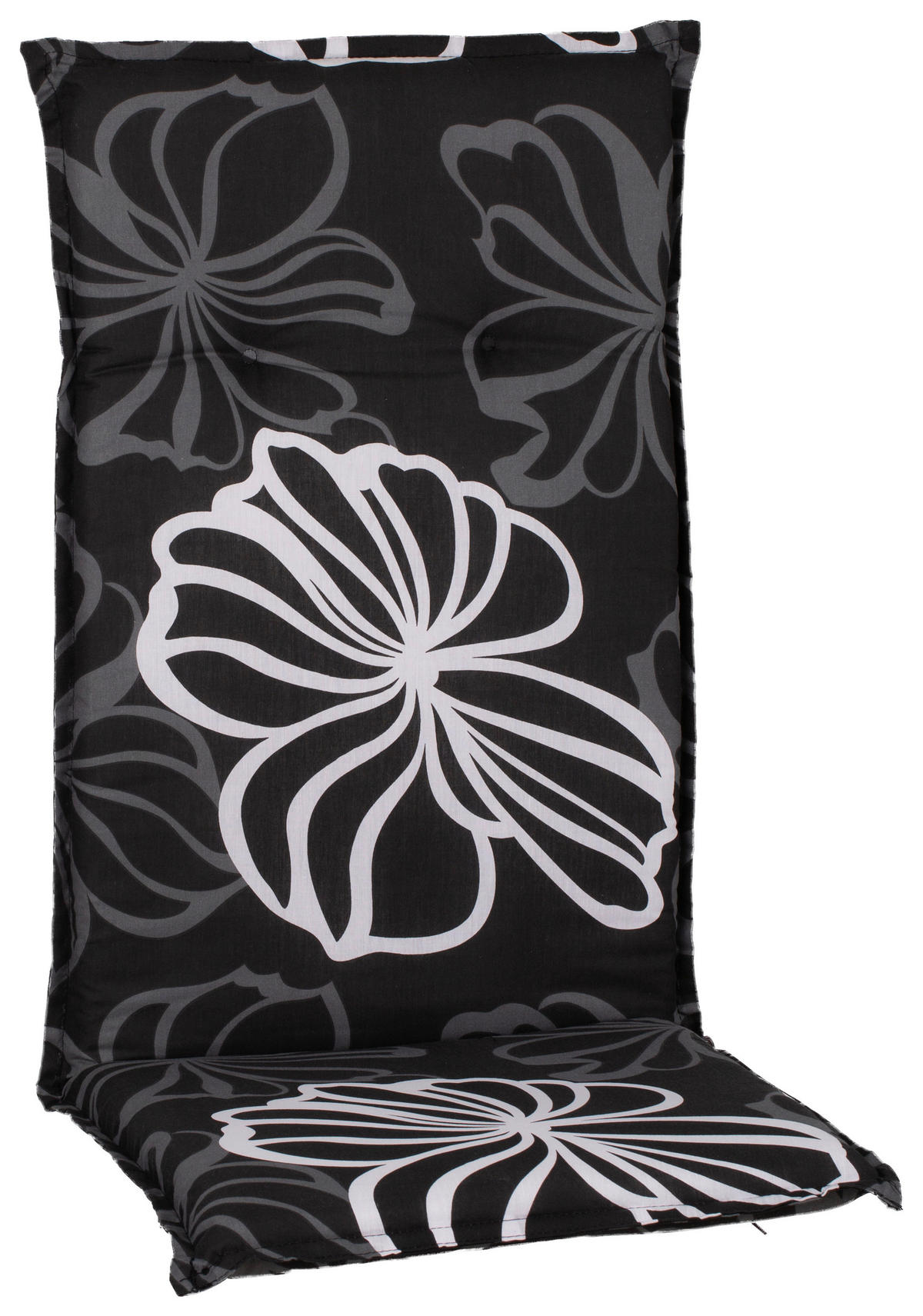 Beo Saumauflage für Hochlehner schwarz Polyester-Mischgewebe B/H/L: ca. 50x6x118 cm 2er Set Saumauflage_für_Hochlehner_2er - weiß/schwarz (118,00/50,00/6,00cm) - Beo
