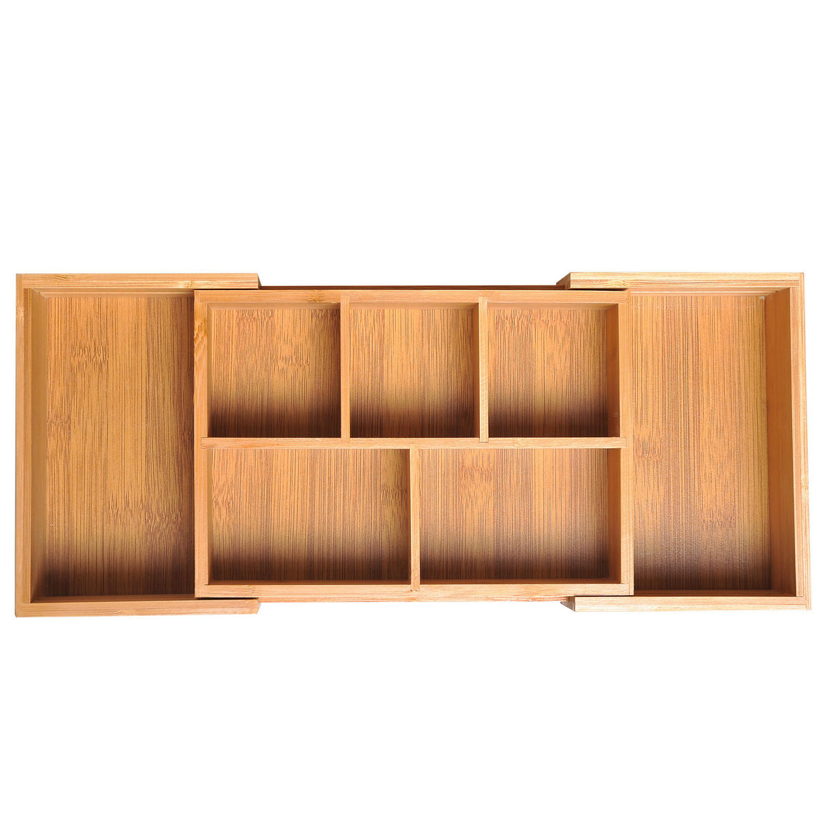 Aufbewahrungsbox 833-470 natur Bambus B/H/T: ca. 24,6x17,6x7 cm 833-470 - natur (24,60/17,60/7,00cm) - HOMCOM