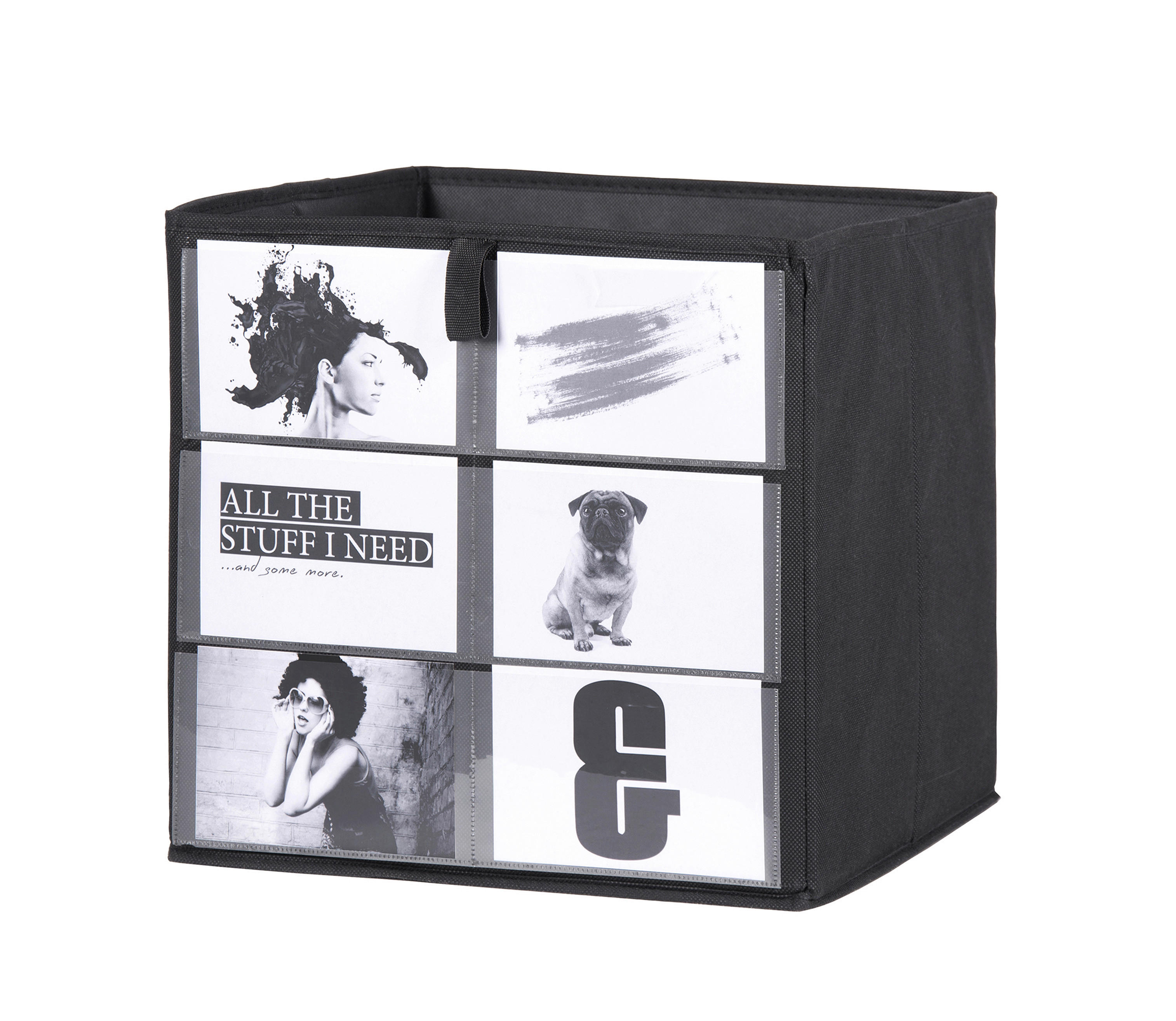 Fotobox anthrazit B/H/T: ca. 32x32x32 cm Fotobox_1 - anthrazit (32,00/32,00/32,00cm)