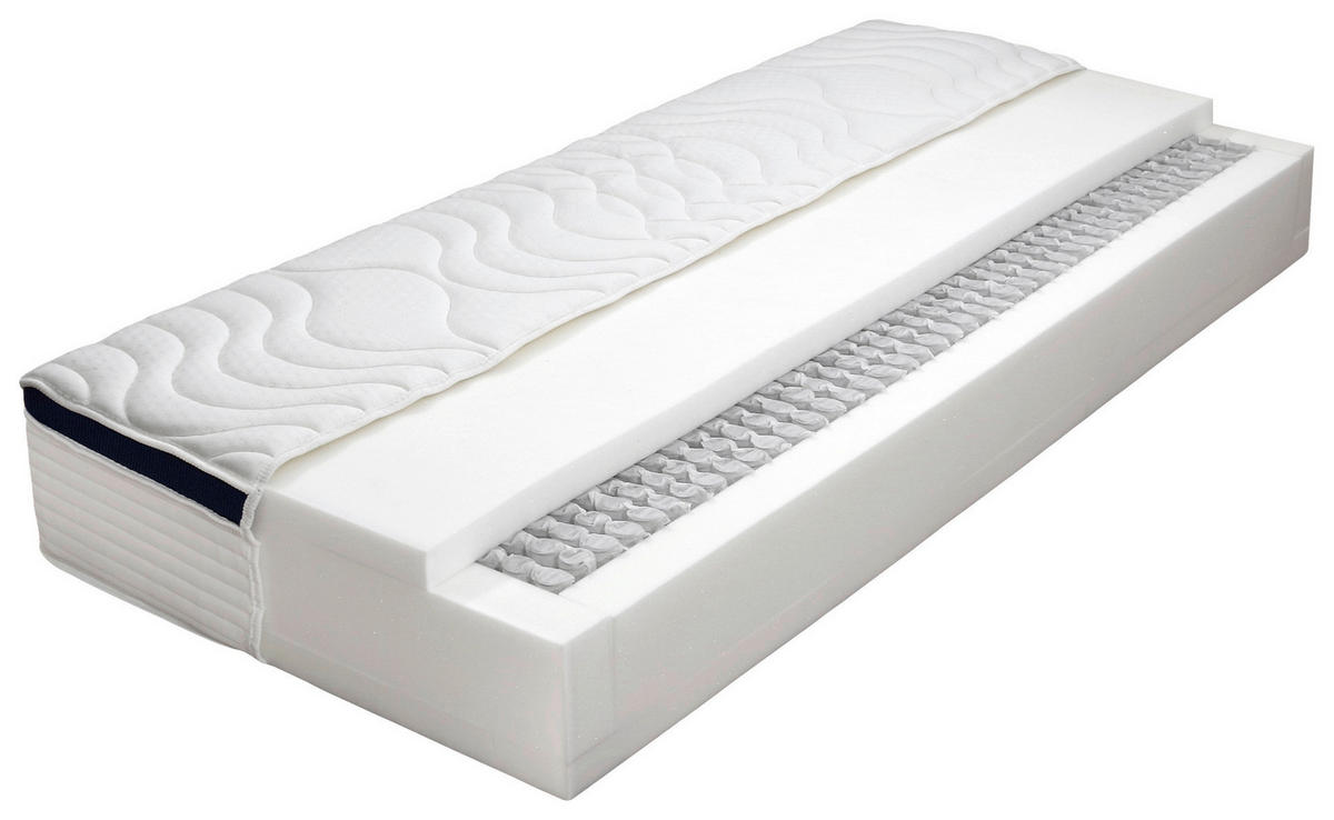 Taschenfederkernmatratze Termini weiß Liegefläche B/L: ca. 90x200 cm Termini - weiß (90,00/28,00/200,00cm)