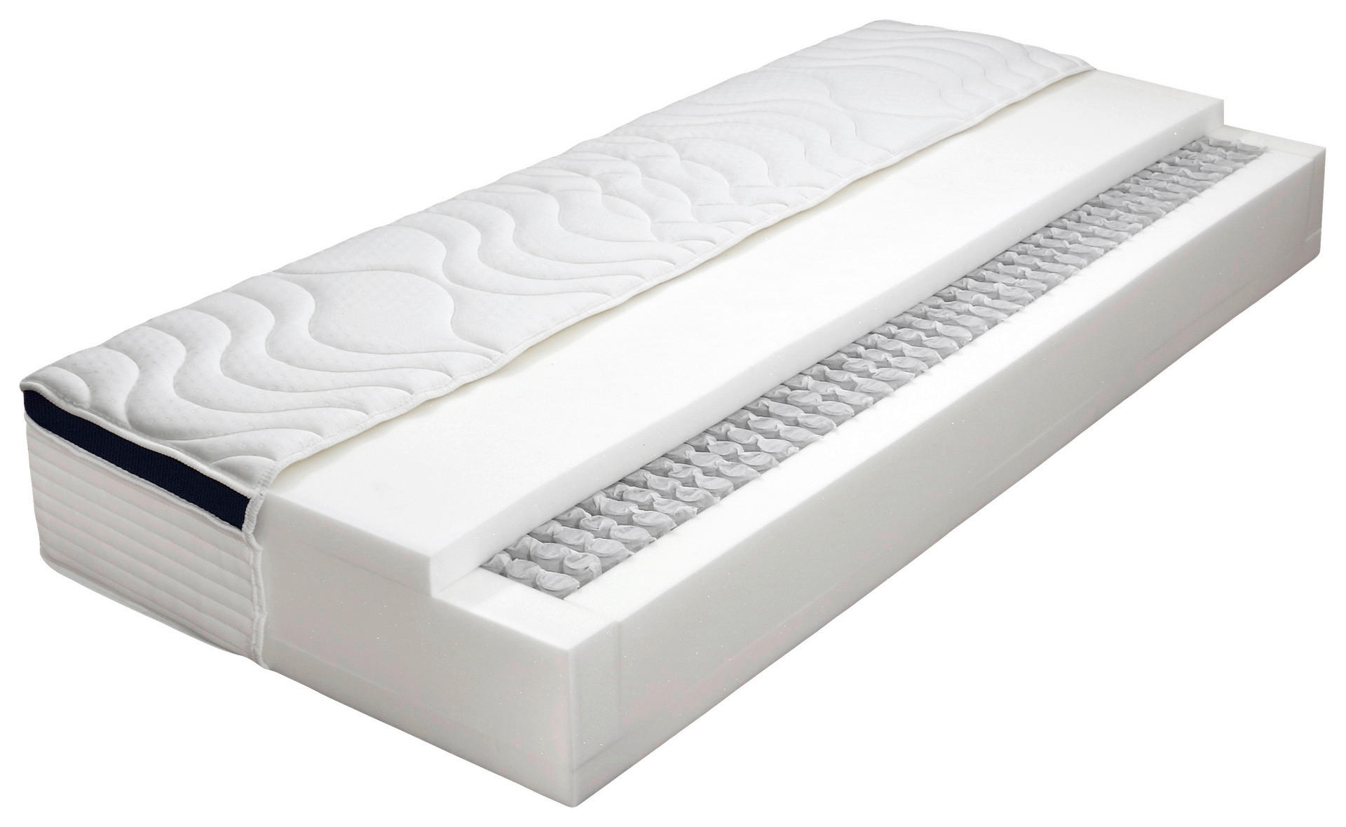 Thumbnail - Taschenfederkernmatratze Termini weiß Liegefläche B/L: ca. 90x200 cm