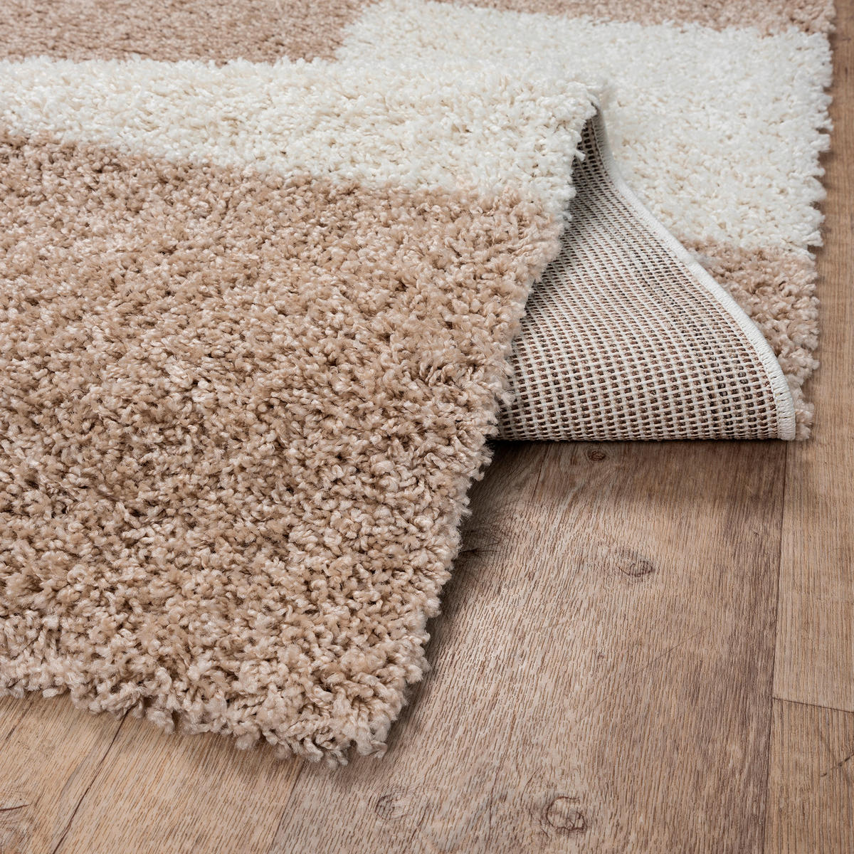Sanat Hochflorteppich MILANO beige B/L: ca. 80x150 cm MILANO - beige (80,00/150,00cm) - Sanat