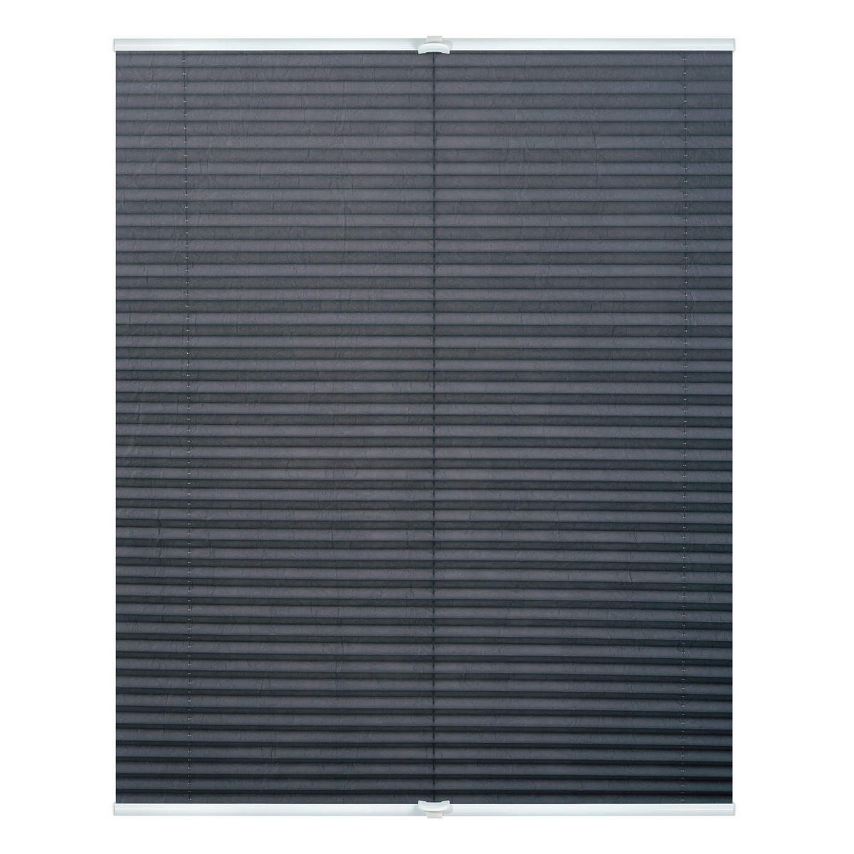 Spannplissee grau B/L: ca. 50x130 cm Plissee_Klemmfix - grau (50,00/130,00cm) - LICHTBLICK