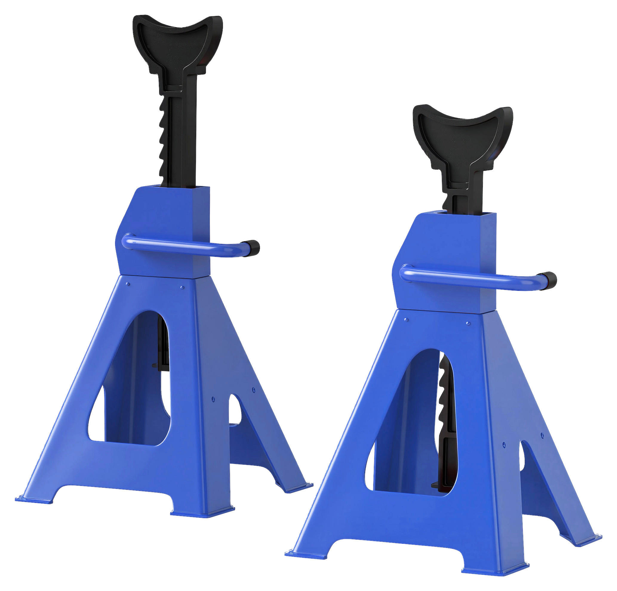 HOMCOM Unterstellbock B/H/L: ca. 24x60x27 cm Unterstellbock - blau (27,00/24,00/60,00cm) - HOMCOM