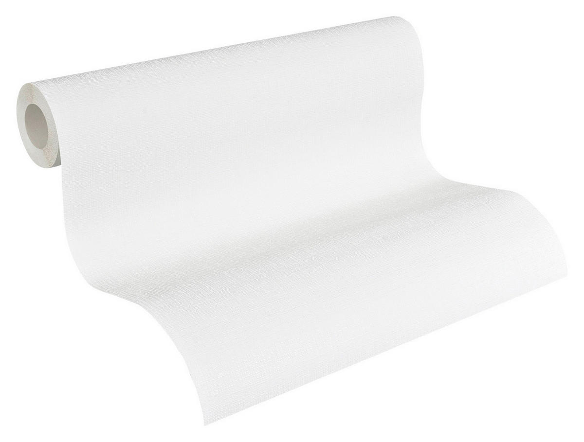 A.S.Creation Vliestapete weiß B/H/D: ca. 53x1005x9,2 cm Vliestapete - weiß (9,20/1005,00cm) - A.S.Creation