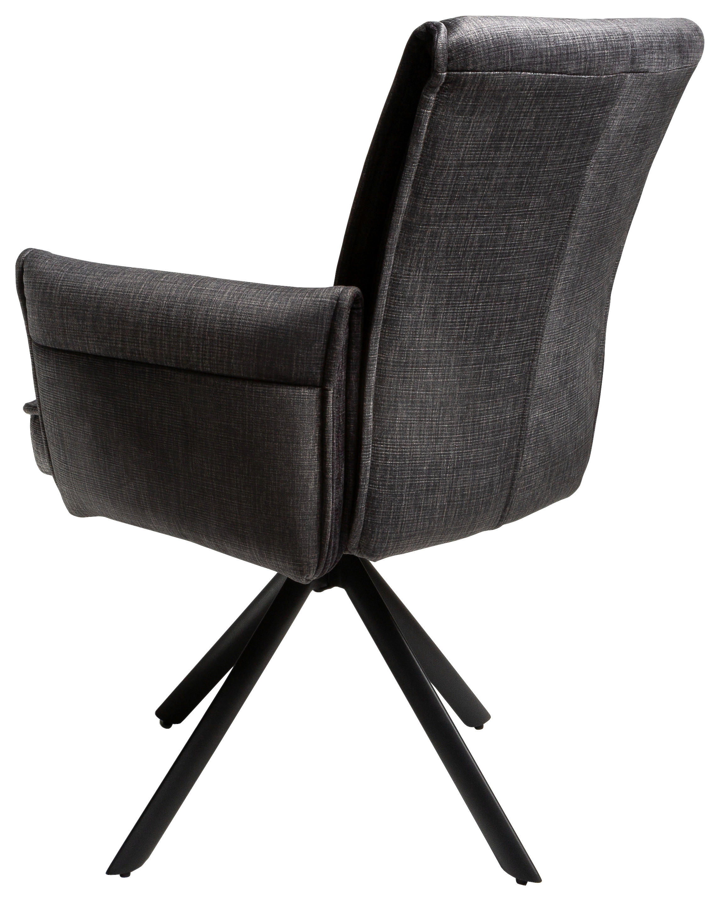 Armlehnstuhl Renate grau Samt B/H/T: ca. 59x92x67 cm Renate - grau (59,00/92,00/67,00cm)