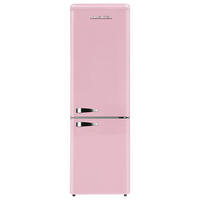 Wolkenstein Retro Kühl-/Gefrierkombination KG250.4RT SP A++ pink B/H/T: ca. 54,6x177,5x62,6 cm Kühl-/Gefrierkombi KG250.4RT SP A++ - pink (54,60/177,50/62,60cm) - Wolkenstein
