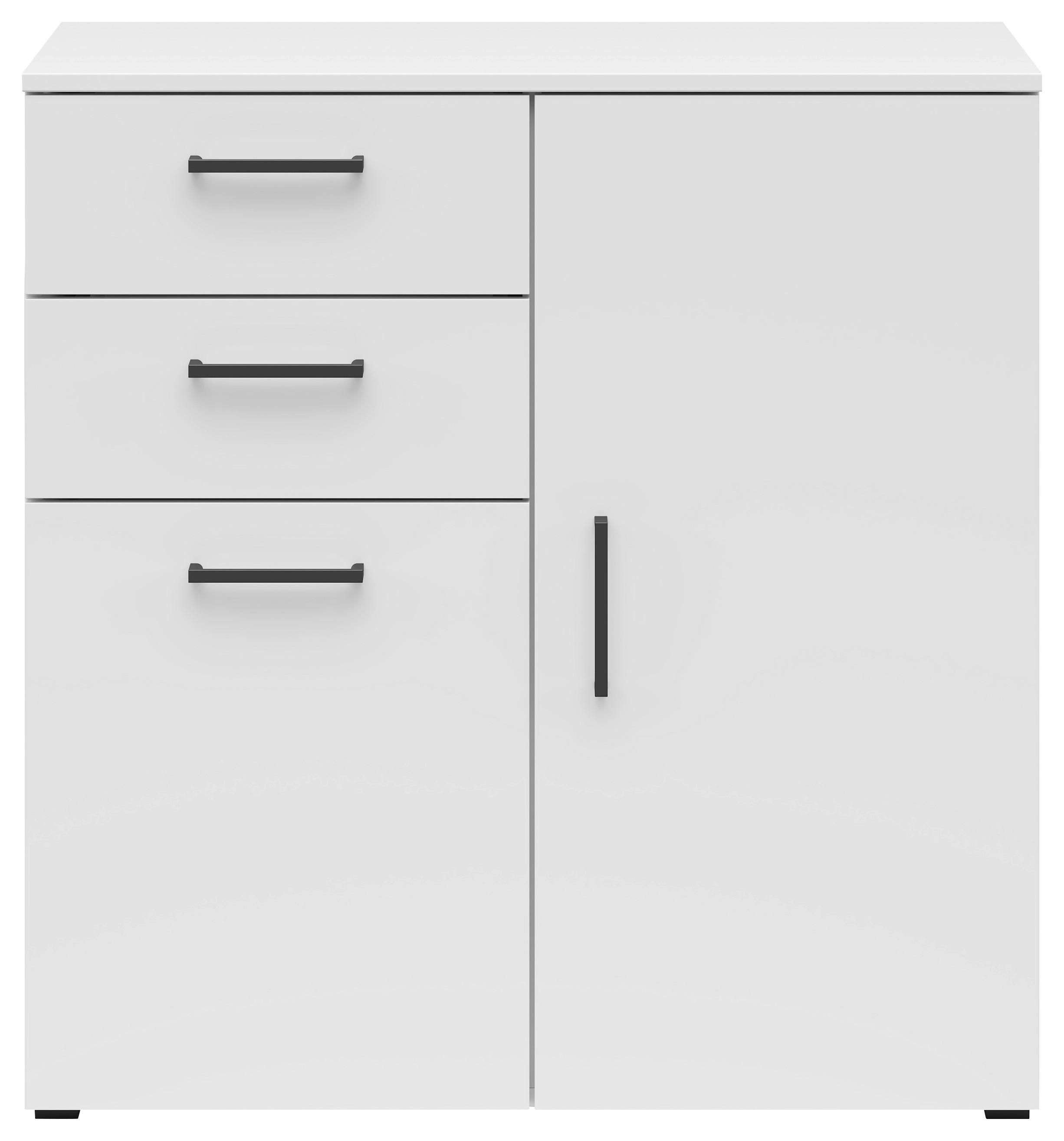Kommode Multi-Stauraum Typ 26 weiß B/H/T: ca. 80x83x40 cm Multi-Stauraum Typ 26 - weiß (80,00/83,00/40,00cm)