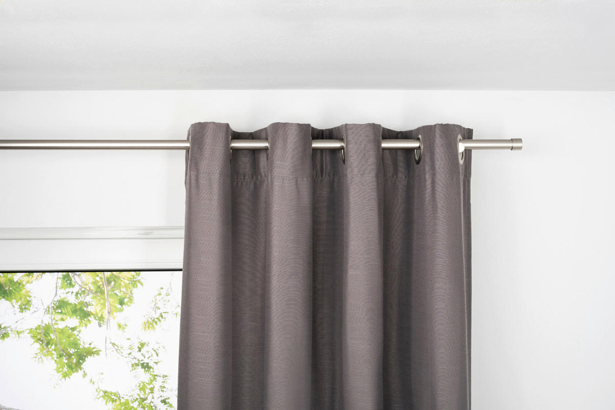 Ösenvorhang BALANCE grau B/L: ca. 135x245 cm BALANCE - grau (135,00/245,00cm)