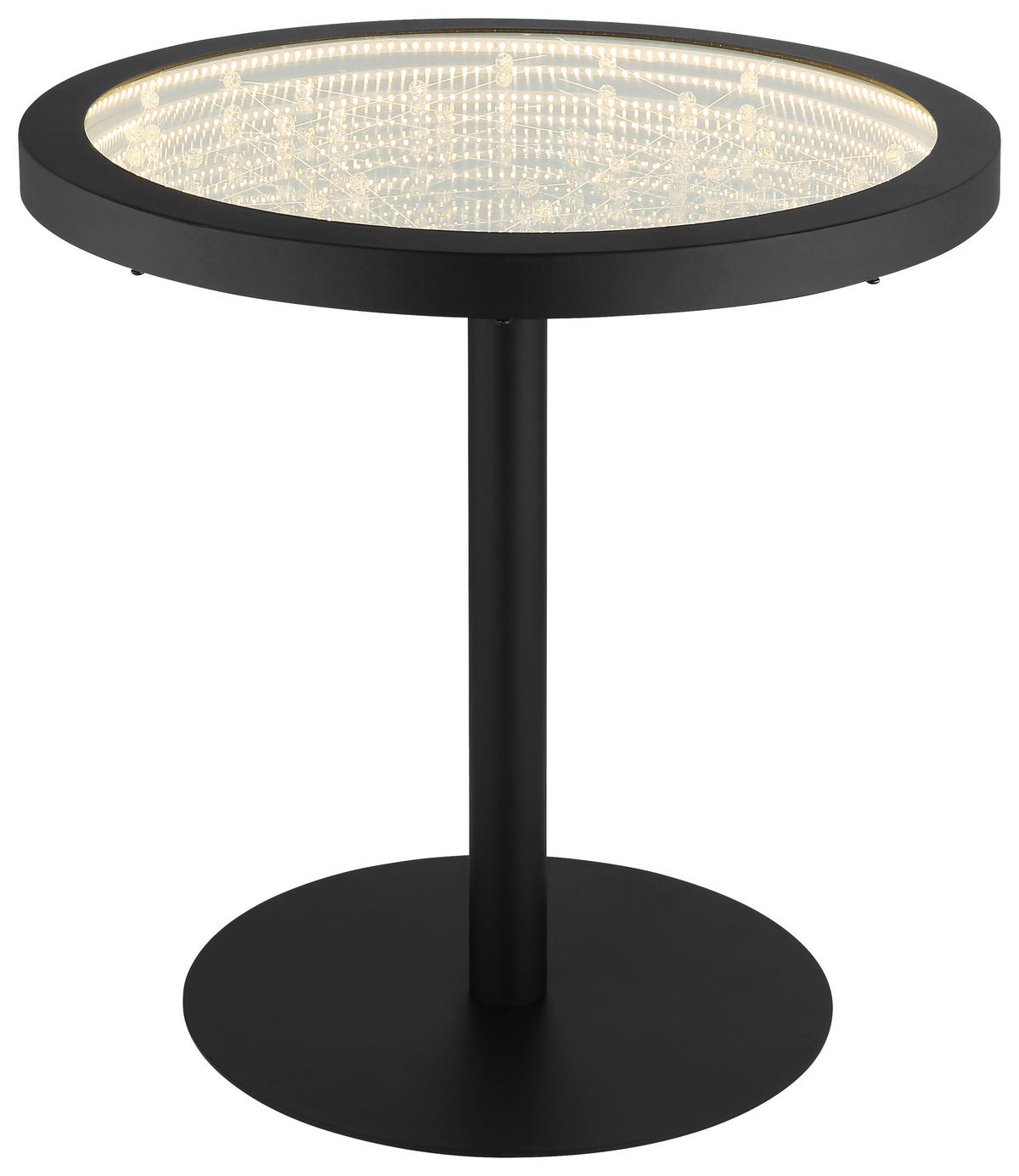 GLOBO LED-Stehleuchte schwarz Glas Metall H/D: ca. 47,5x50 cm 1 Brennstellen BRYON - schwarz (50,00/47,50cm) - GLOBO