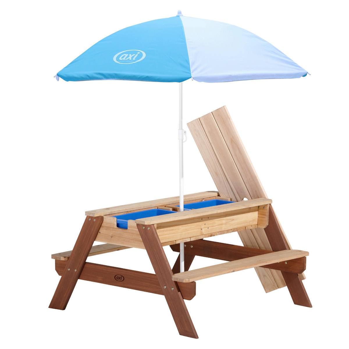 AXI Wasserspieltisch Nick braun B/H/T: ca. 98x48,5x95 cm Nick - braun/blau (98,00/48,50/95,00cm) - AXI