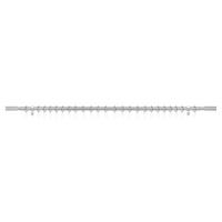 Gardinenstange Zylinder Edelstahloptik Metall D: ca. 2 cm ausziehbar von ca. 130 bis 240 cm 1.0 Läufe Zylinder - Edelstahloptik (2,00cm) - LICHTBLICK